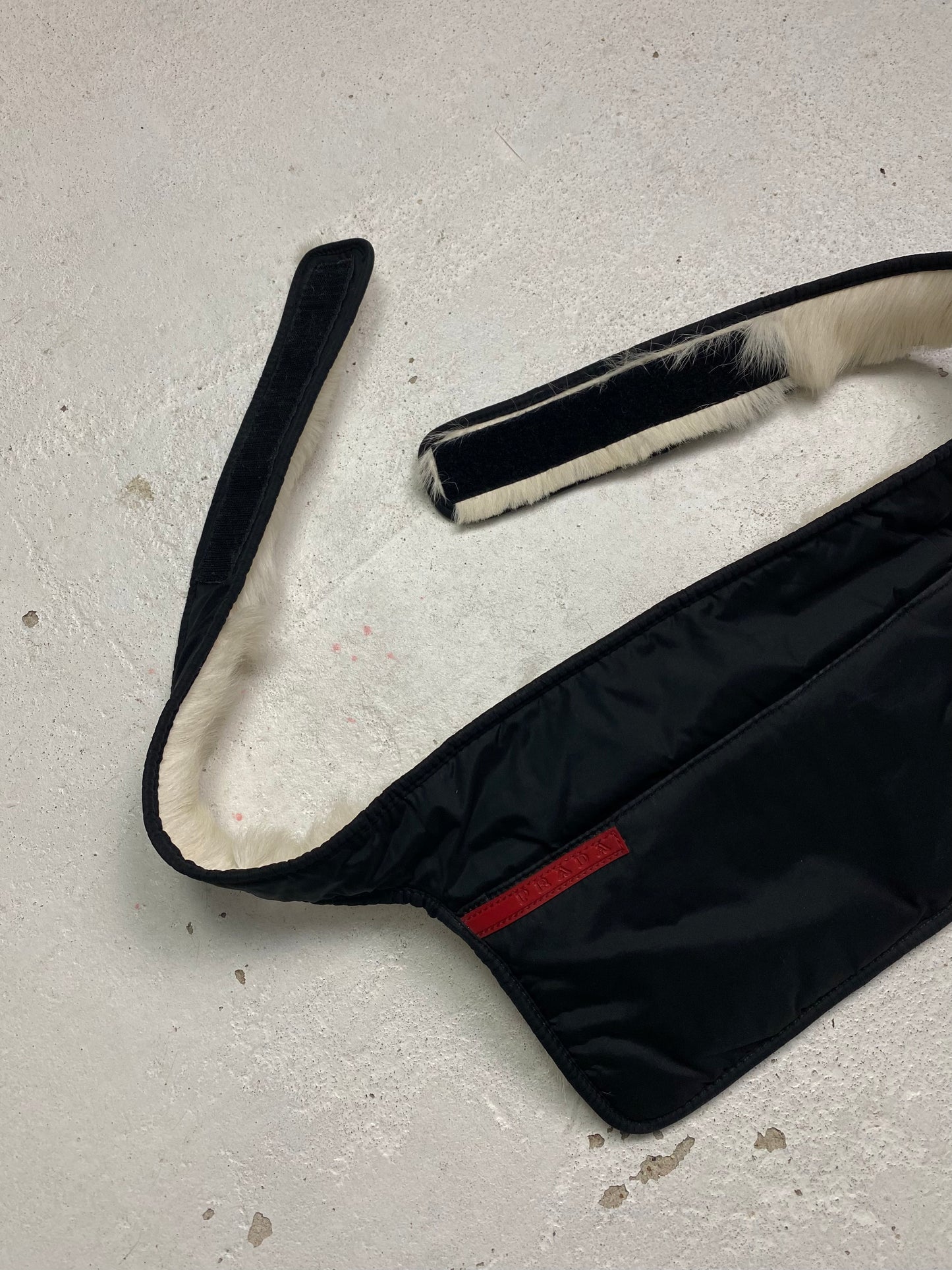 FW 99 Prada Sport Reversible Fur Waist Bag