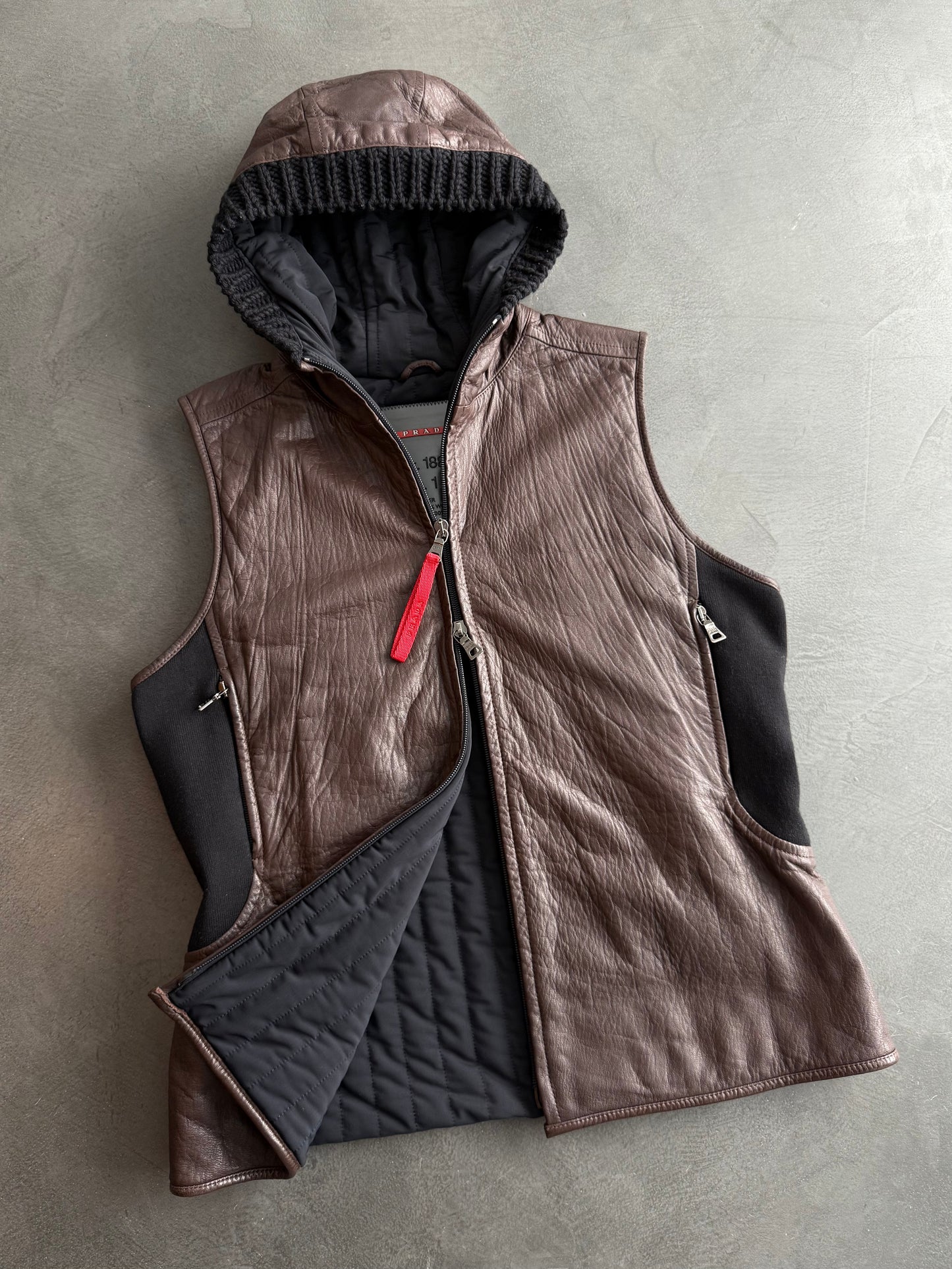 Prada Sport Leather Vest