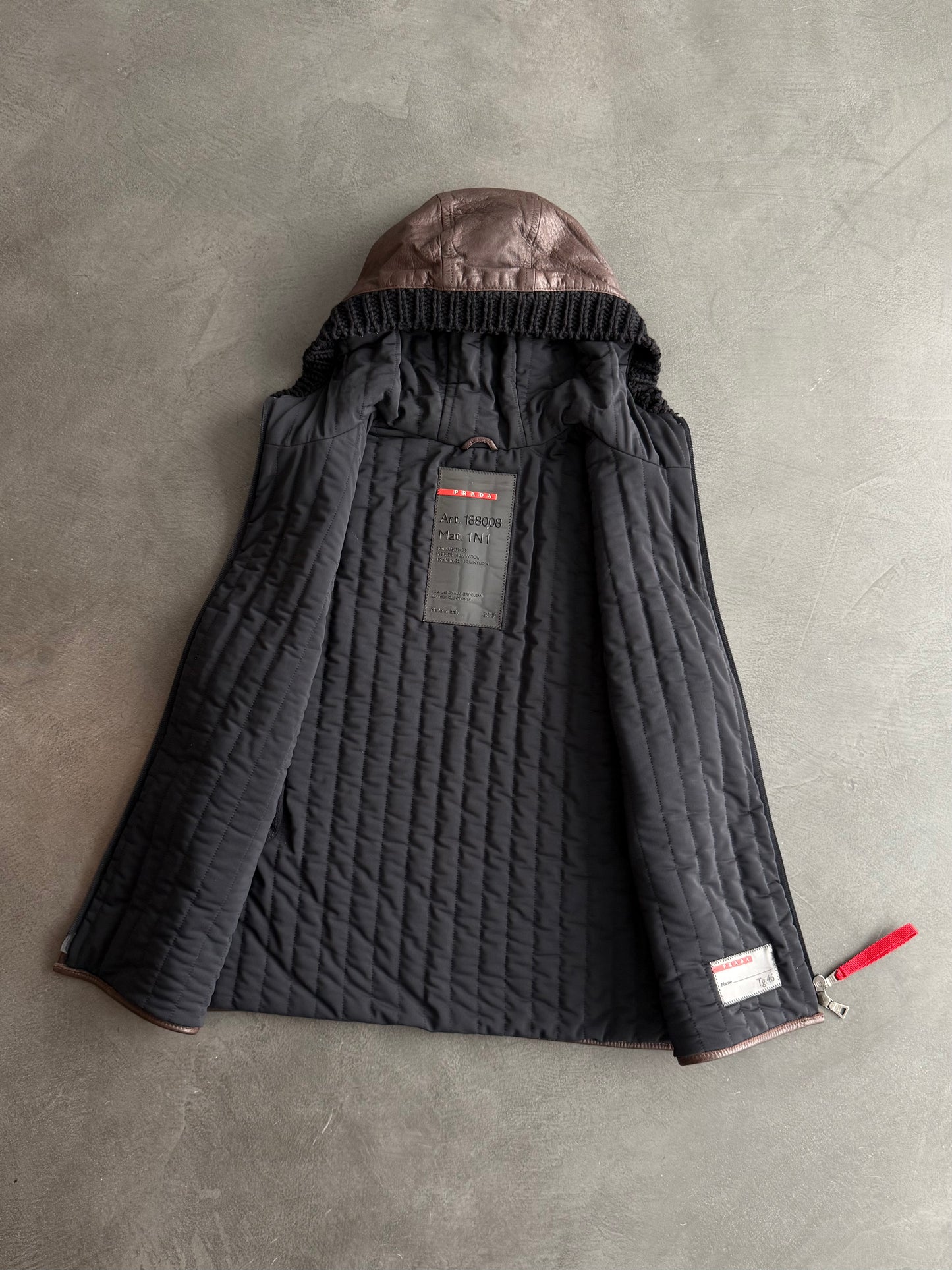 Prada Sport Leather Vest