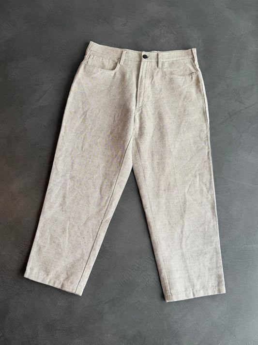 SS 99 Prada Linen Cropped Trousers