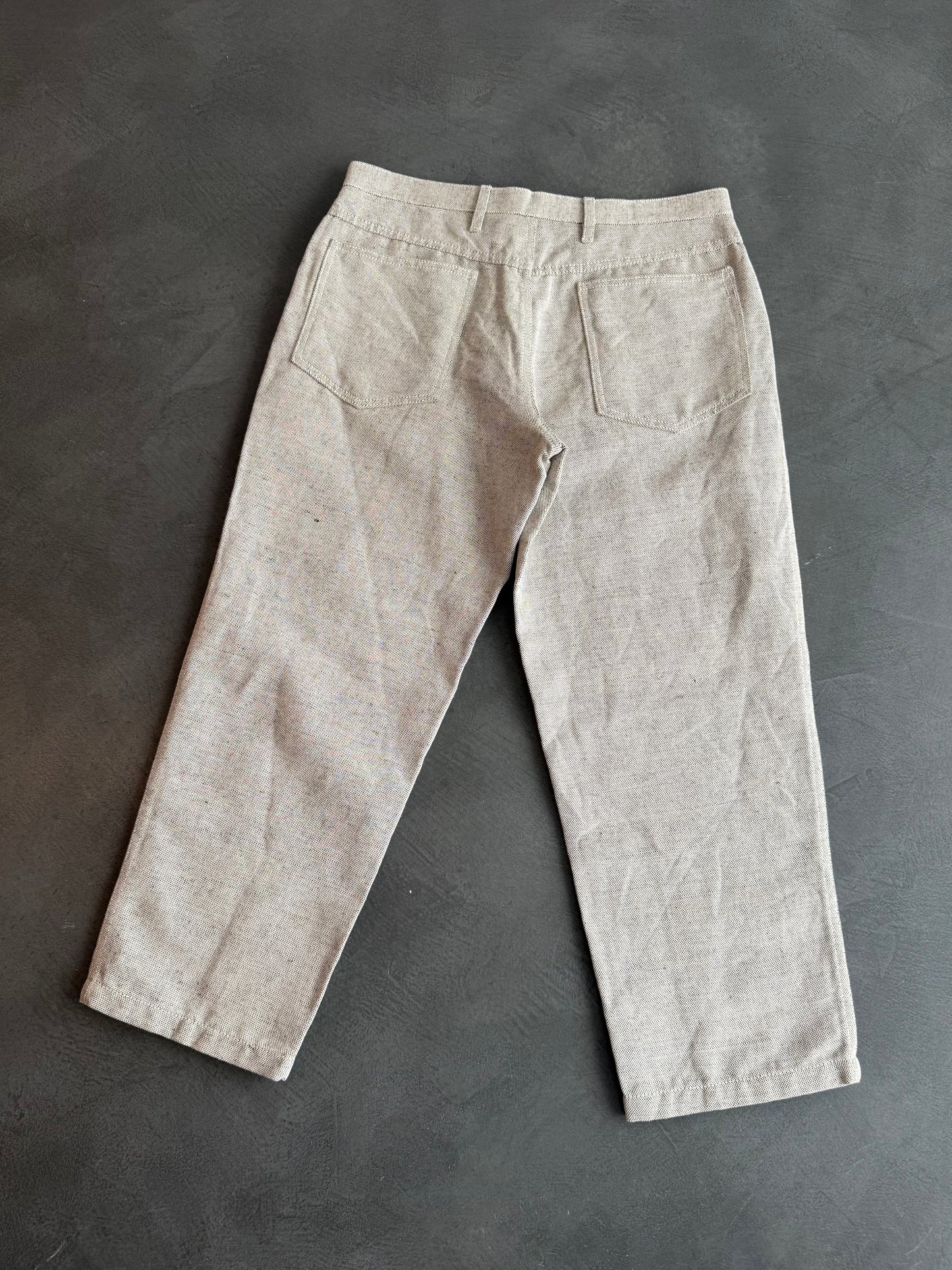 SS 99 Prada Linen Cropped Trousers
