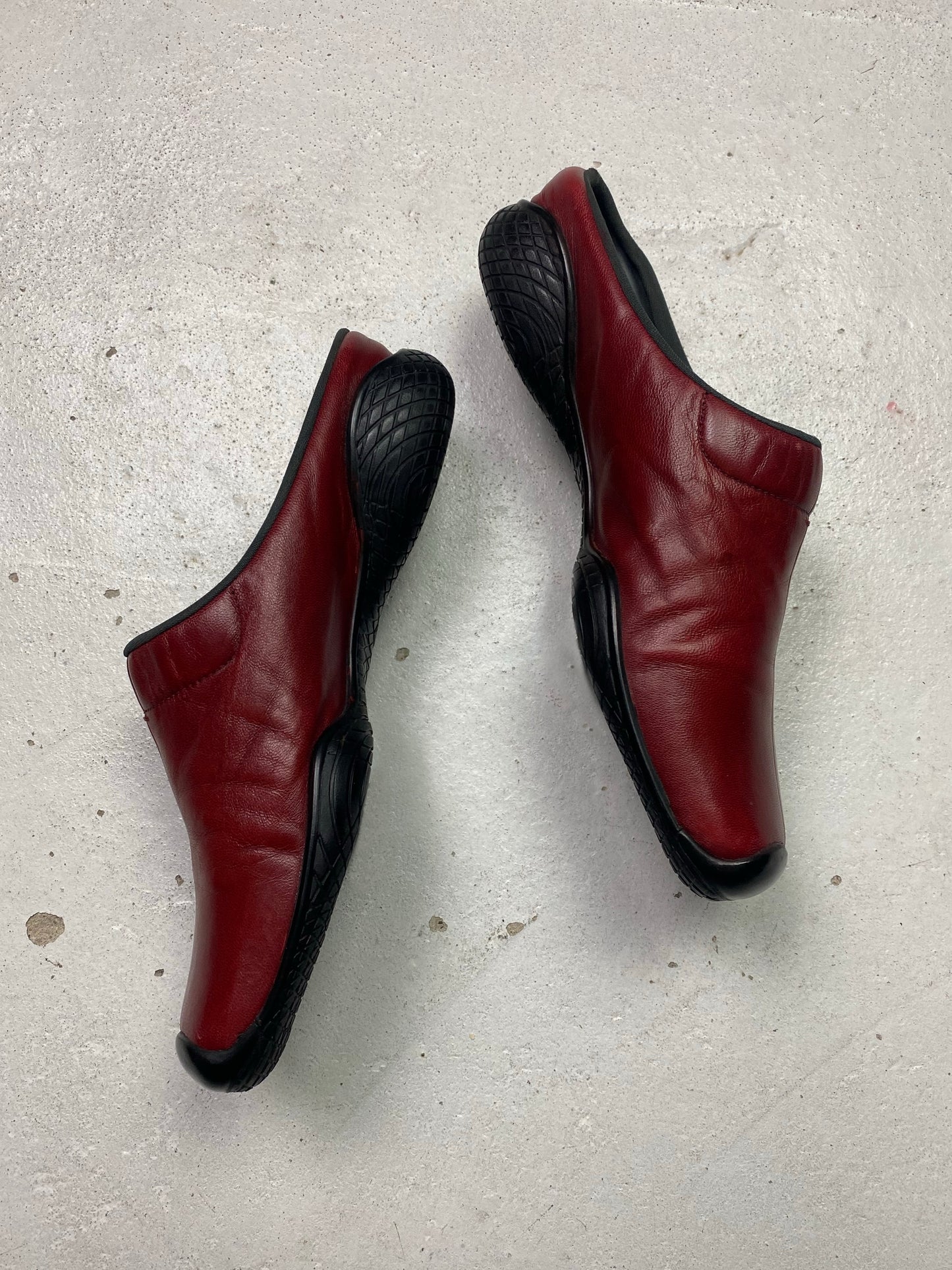 Prada Sport Leather Mules