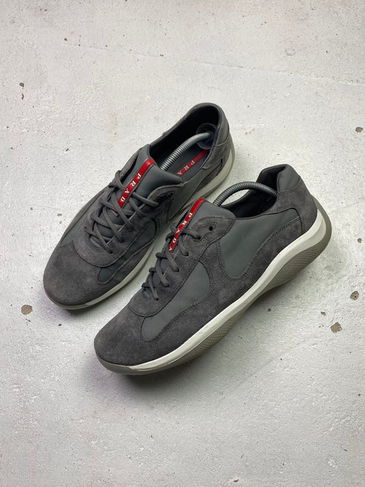 Prada Americas Cup Suede Trainers