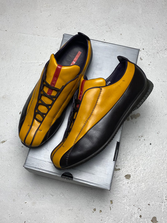 FW 00 Prada Sport Leather Trainers