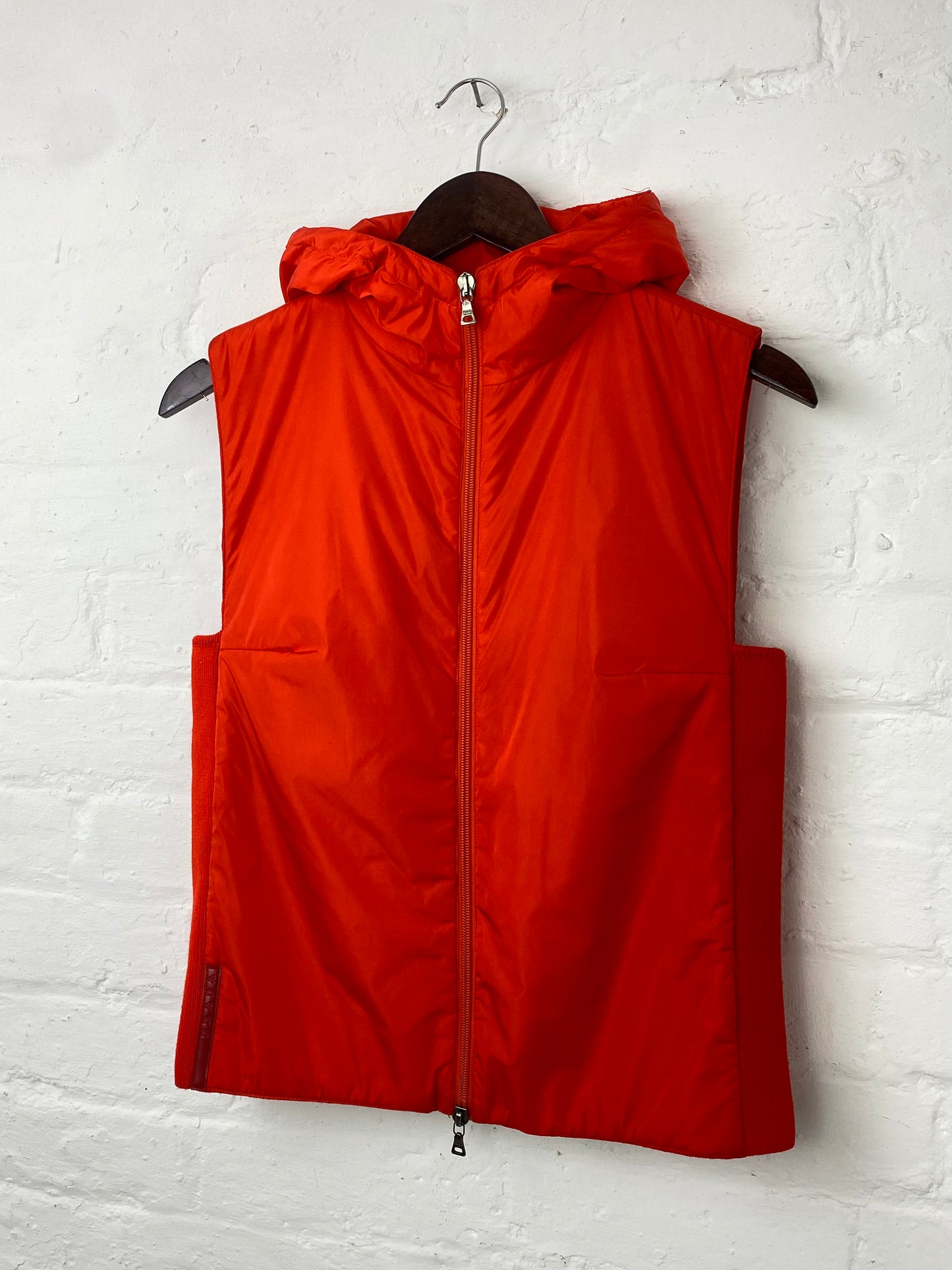FW 99 Prada Sport Nylon & Wool Gilet
