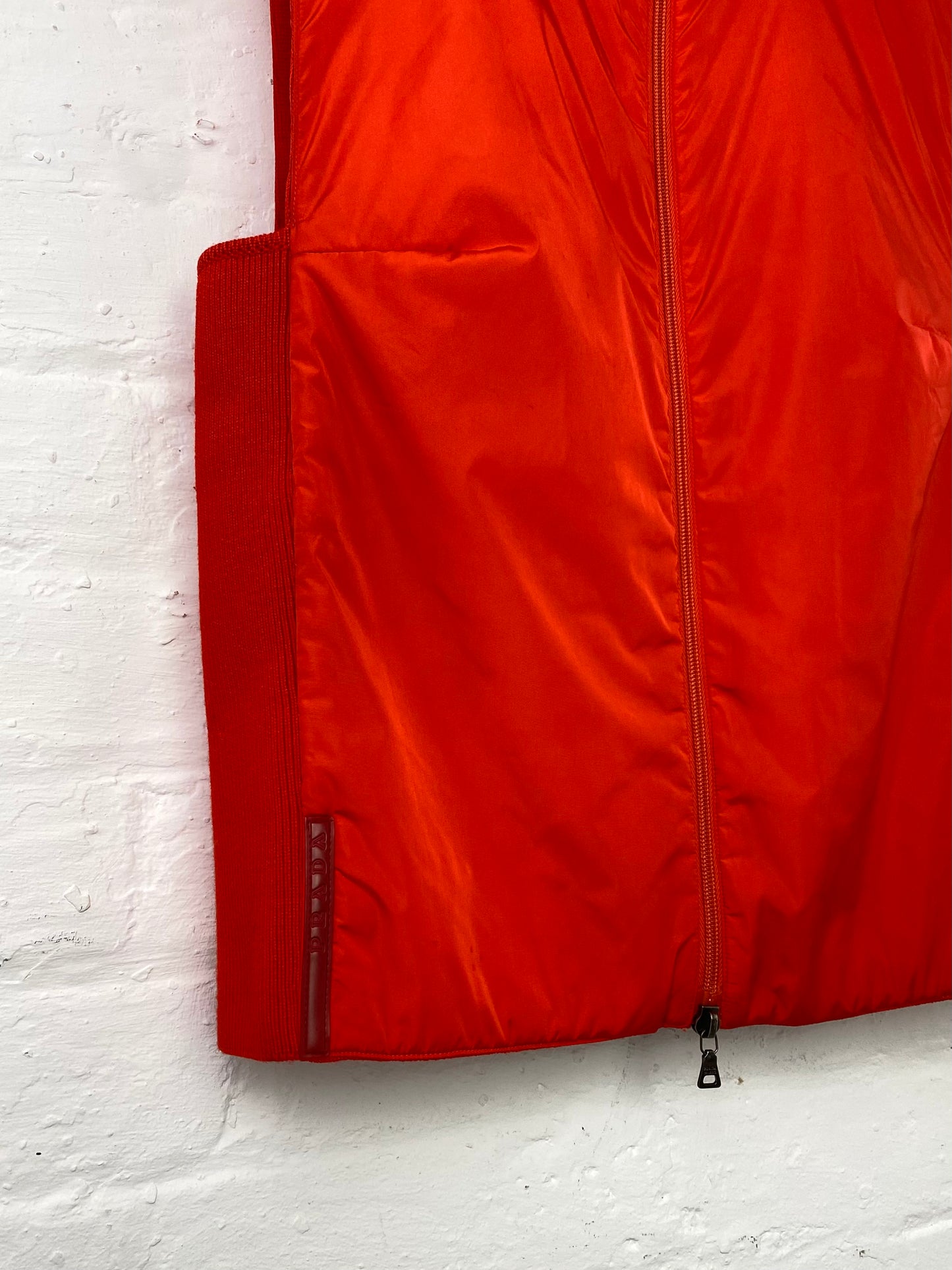 FW 99 Prada Sport Nylon & Wool Gilet
