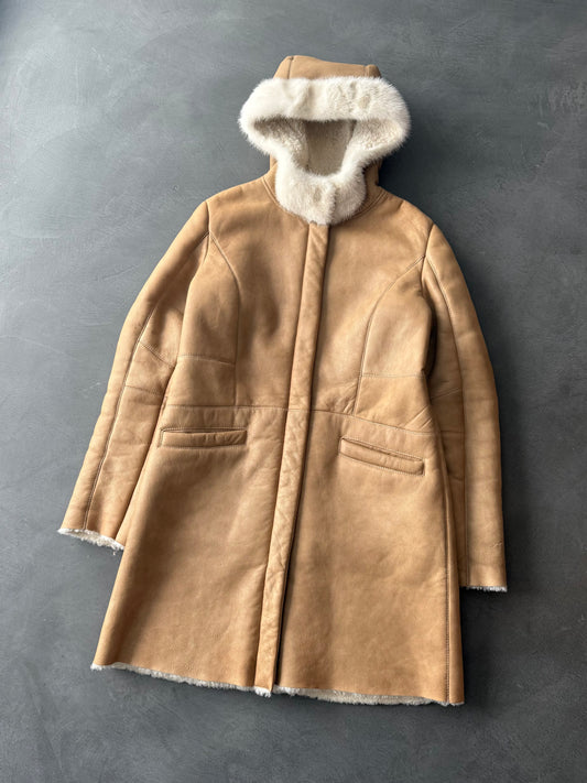FW 07 Prada Shearling & Mink Leather Jacket