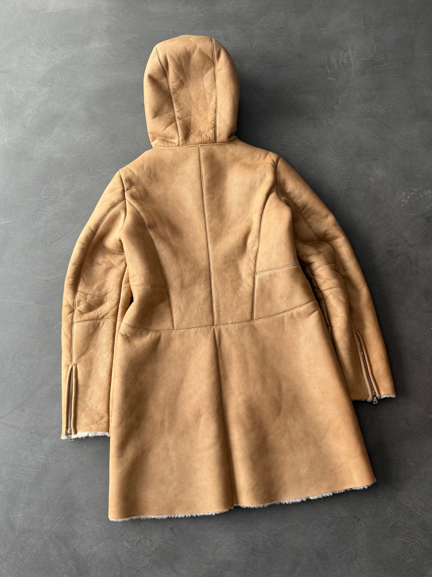 FW 07 Prada Shearling & Mink Leather Jacket