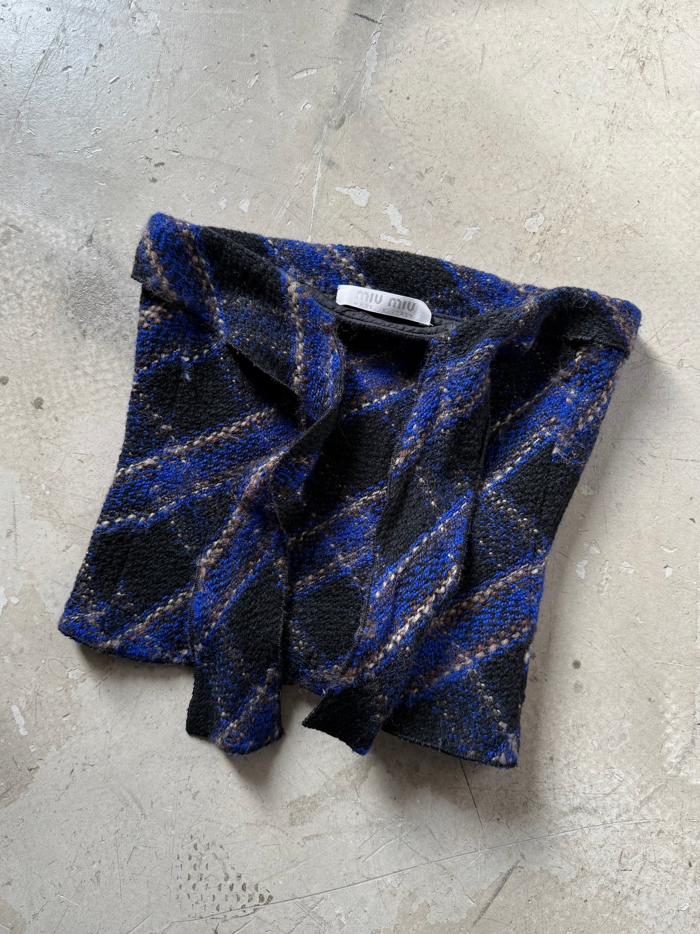 FW 00 Miu Miu Wool Tube Top