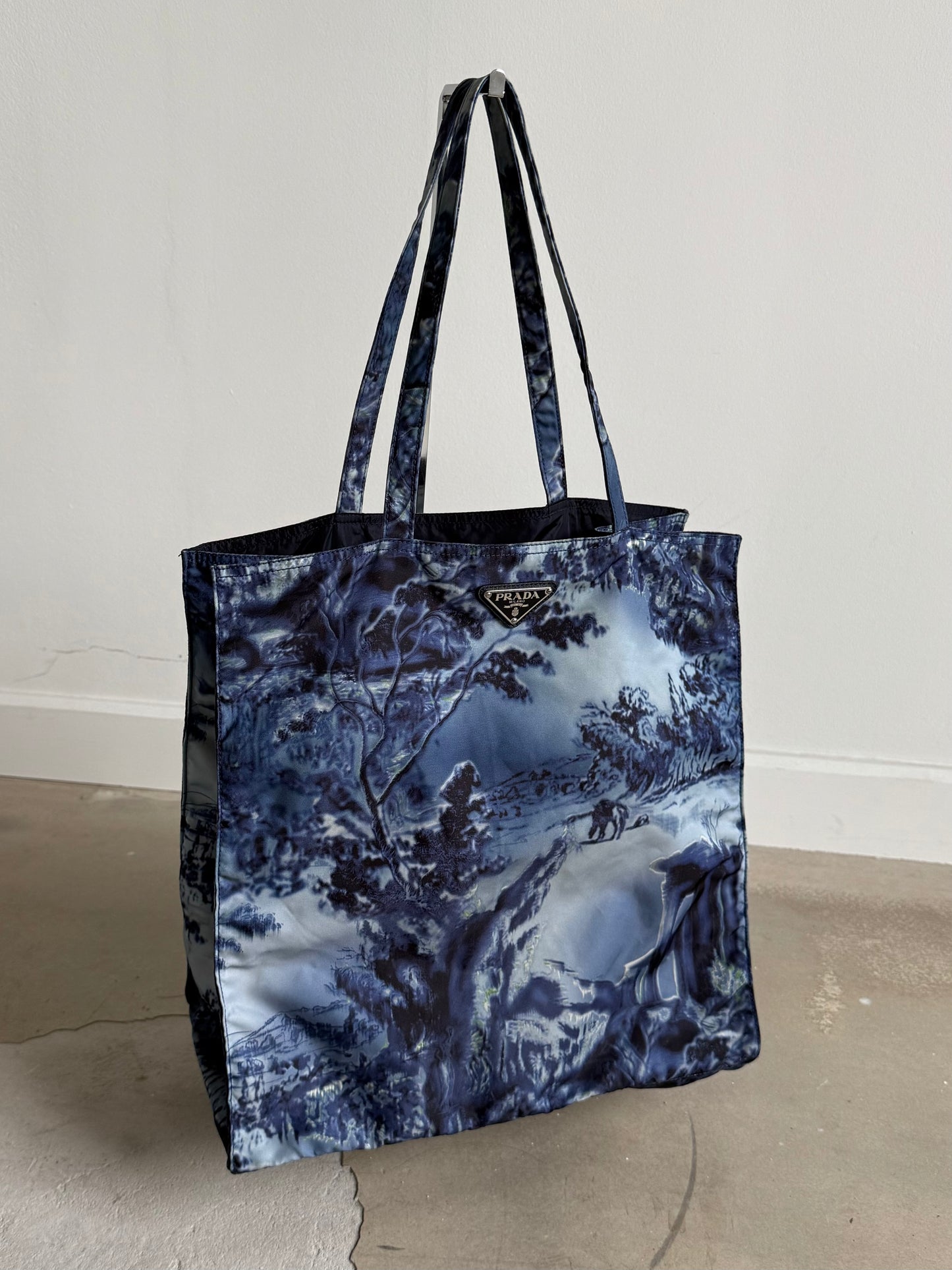 FW 04 Prada Nylon Tote Bag