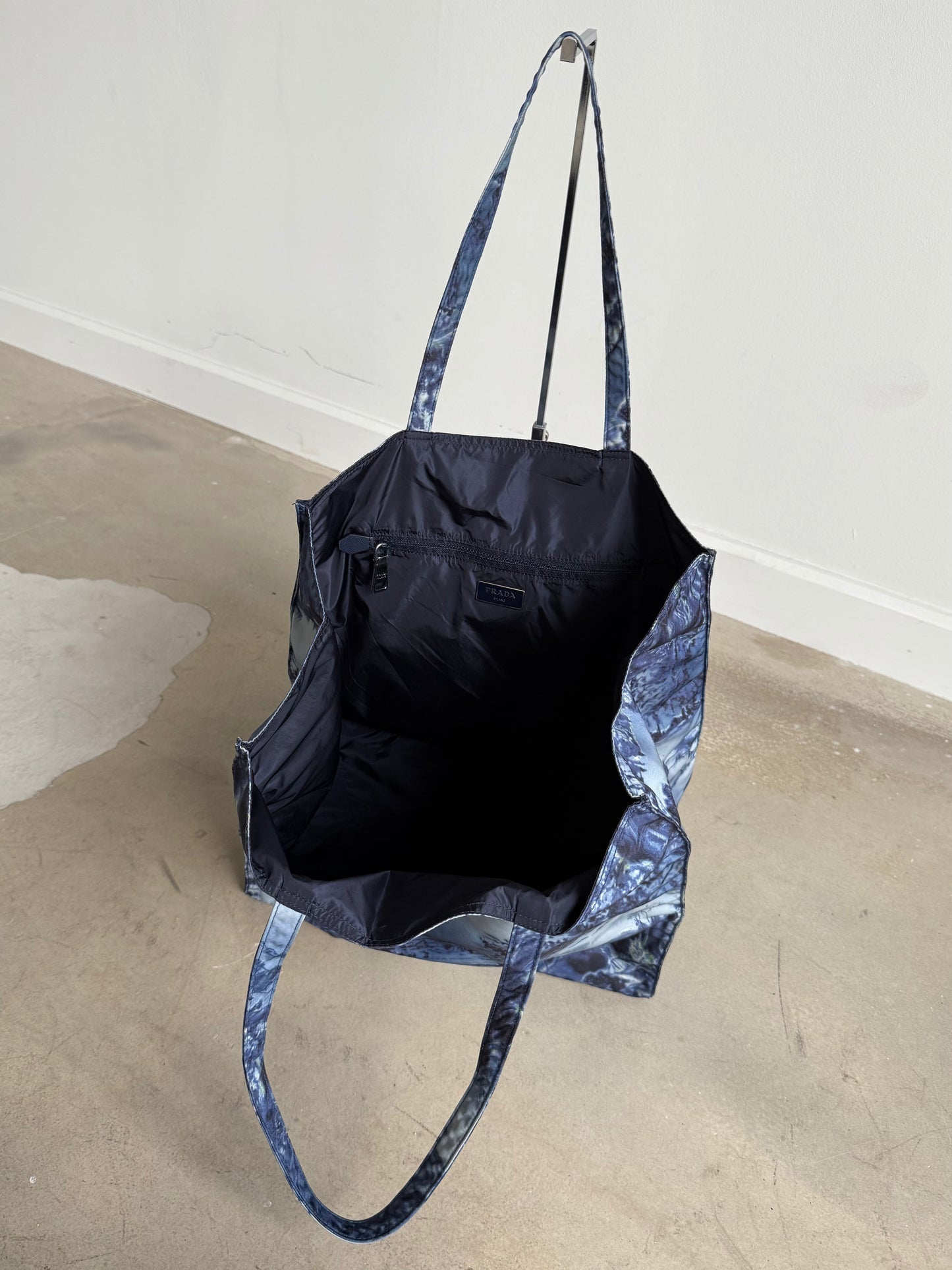 FW 04 Prada Nylon Tote Bag