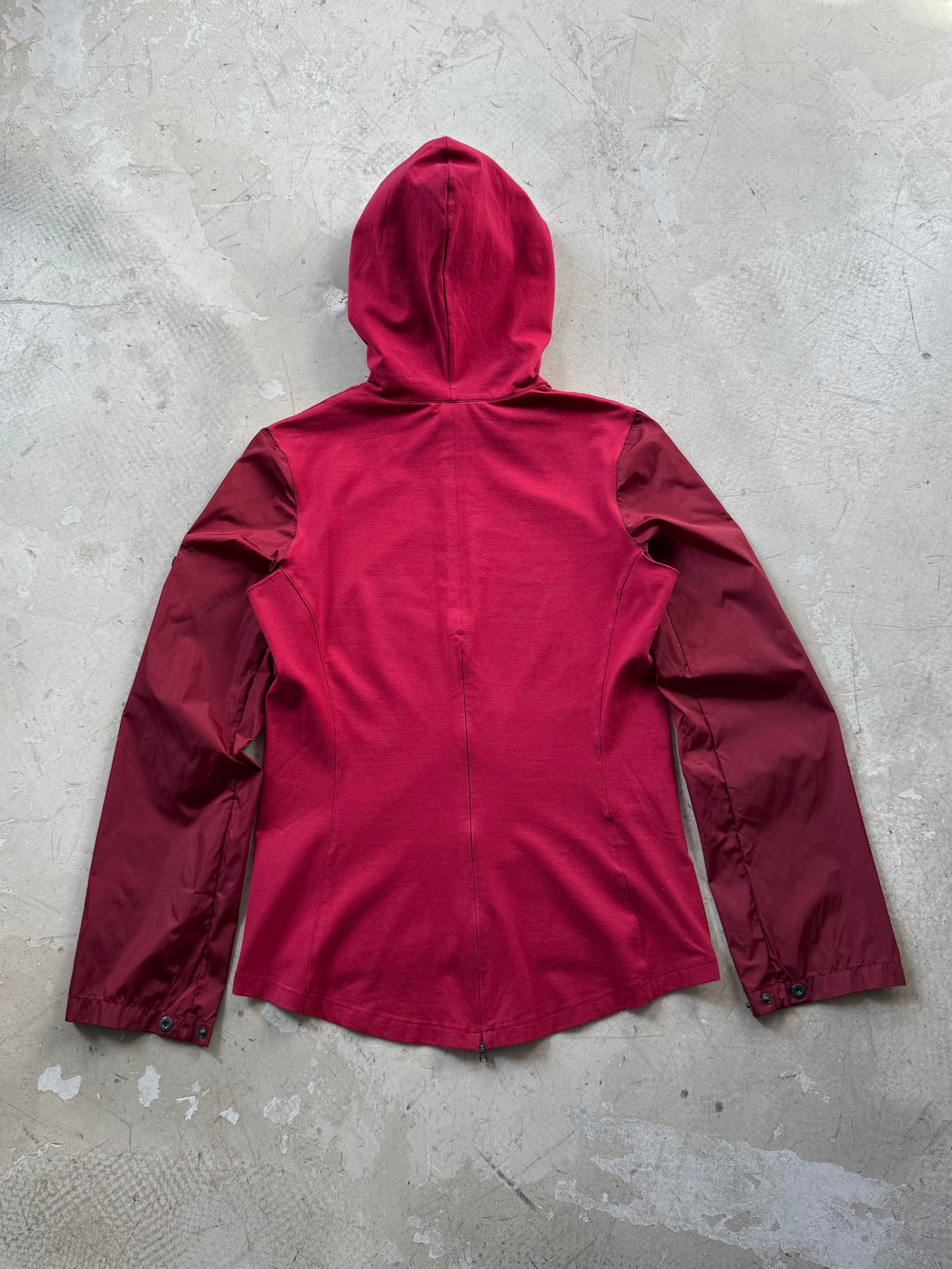 Prada Sport Nylon & Jersey Hoodie