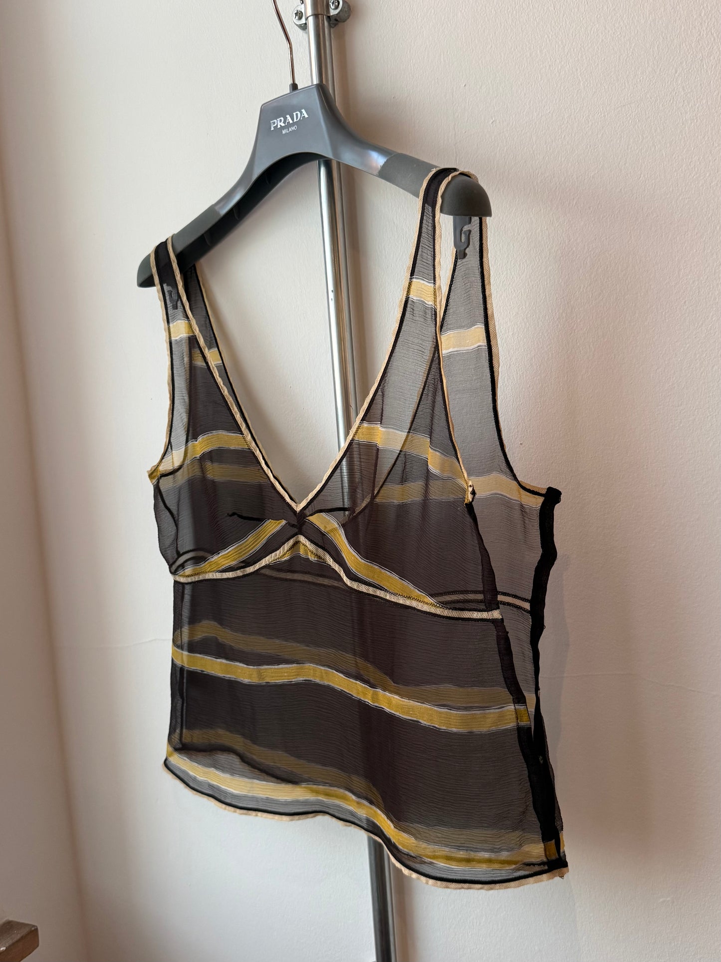 FW 00 Prada Silk Top