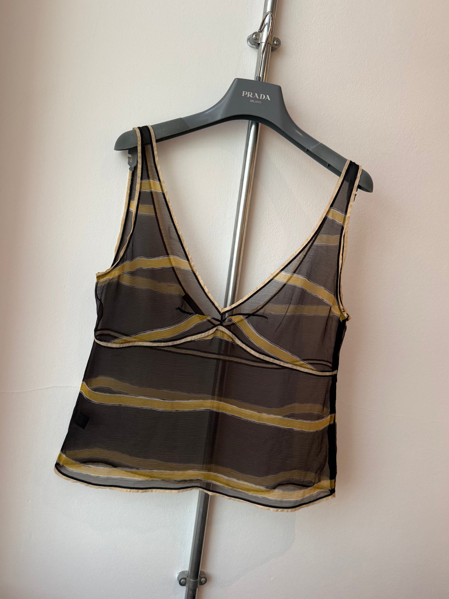 FW 00 Prada Silk Top