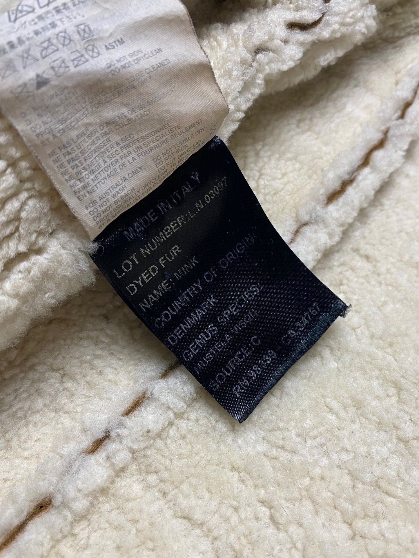 FW 04 Prada Shearling Lined Leather Jacket