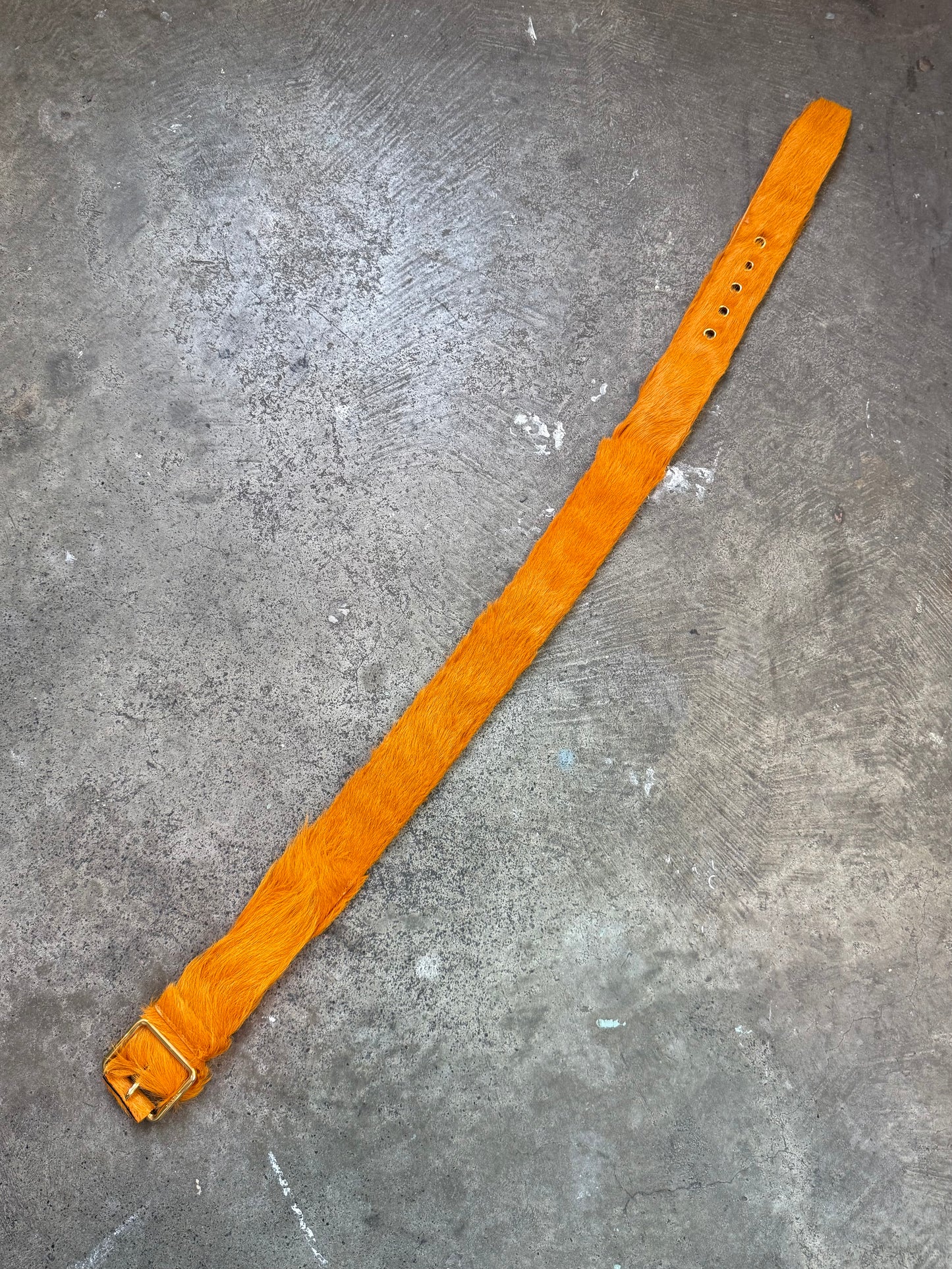 FW 17 Prada Fur Belt