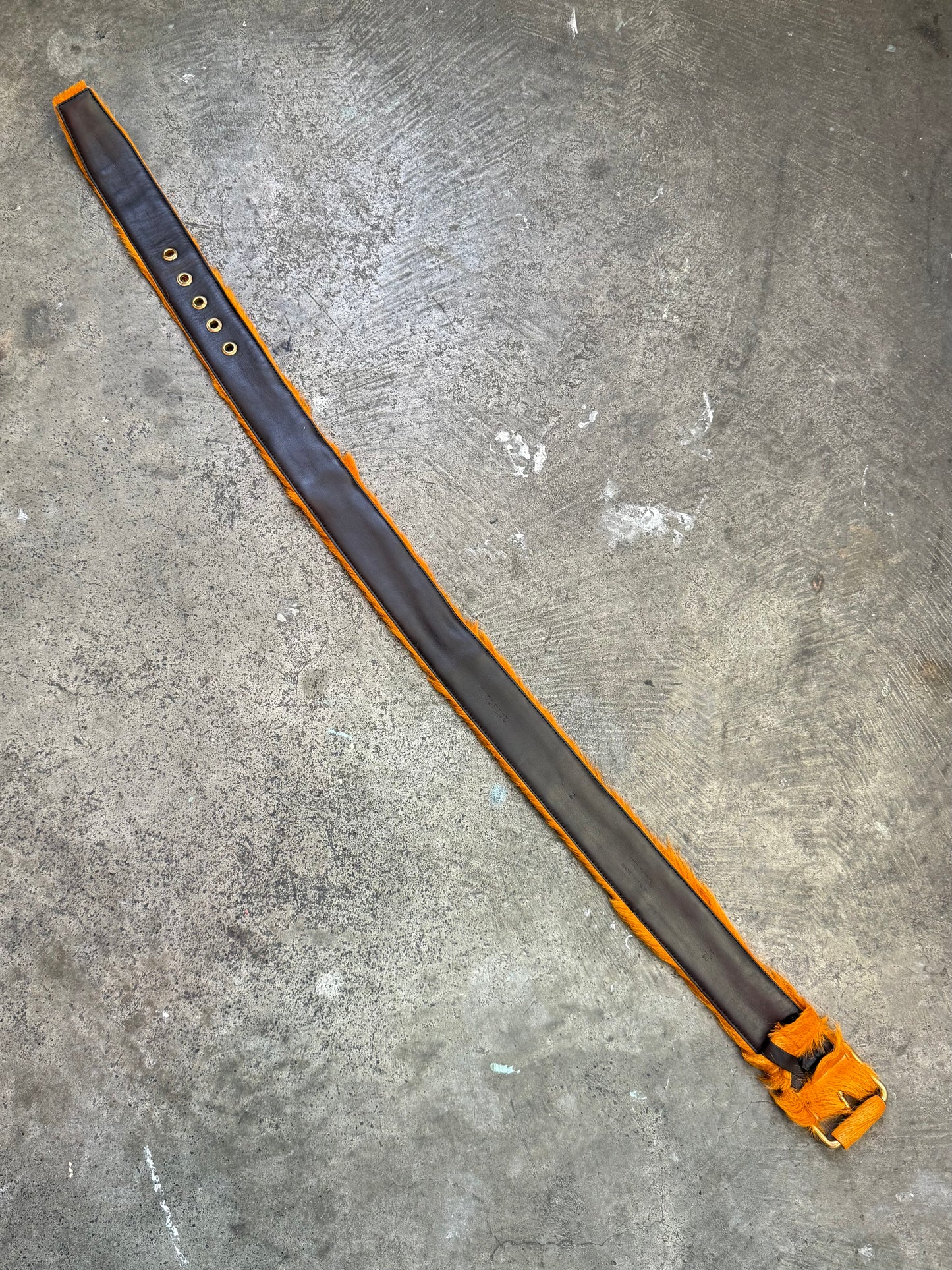 FW 17 Prada Fur Belt