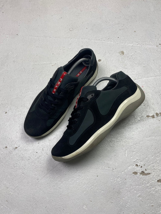 Prada Americas Cup Suede Trainers