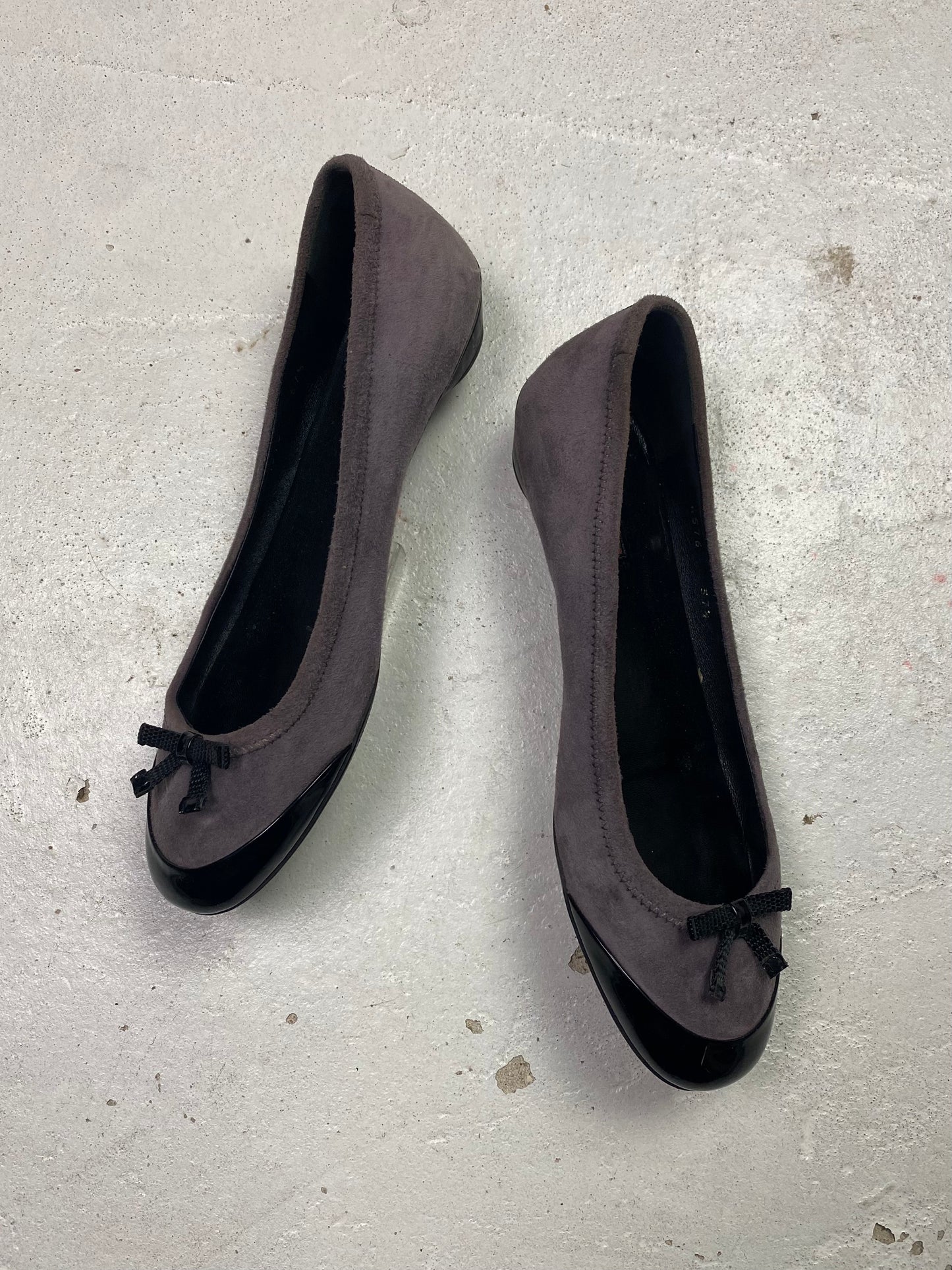 2008 Prada Linea Rossa Suede Flats