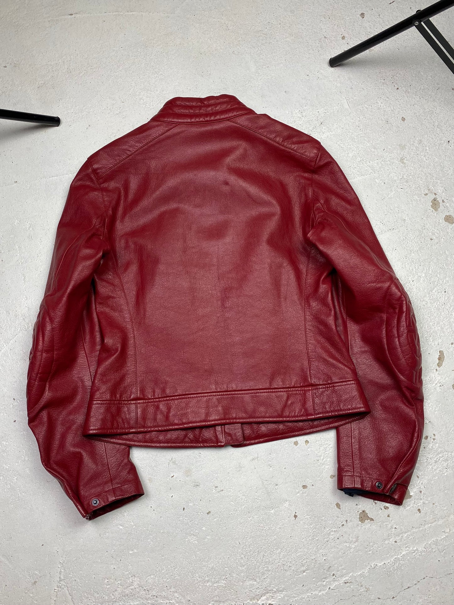 SS 01 Prada Sport Leather Moto Jacket