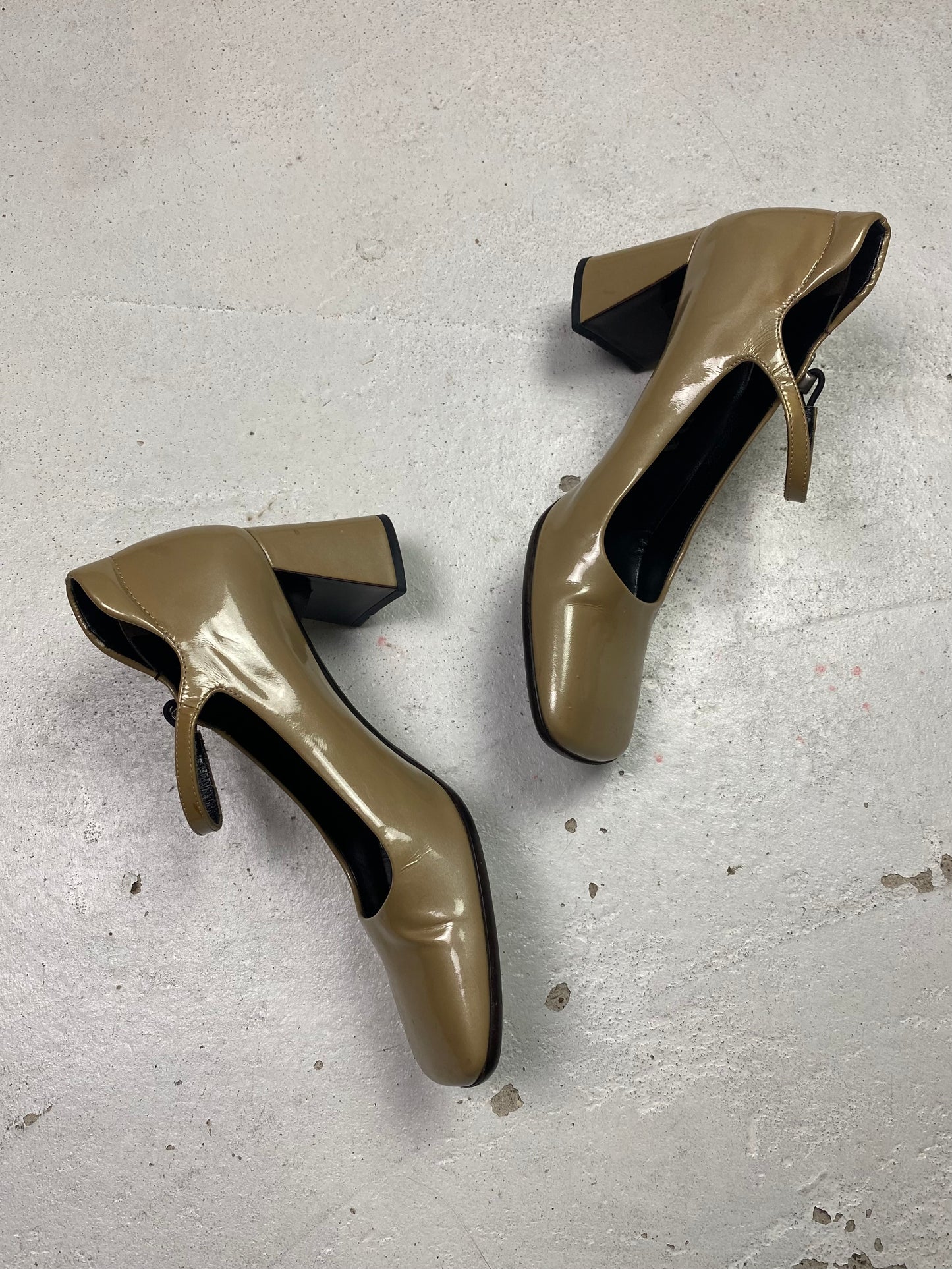 FW 99 Prada Mary Jane Patent Heels