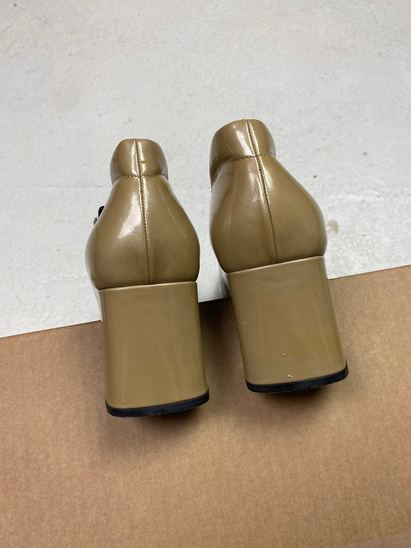 FW 99 Prada Mary Jane Patent Heels