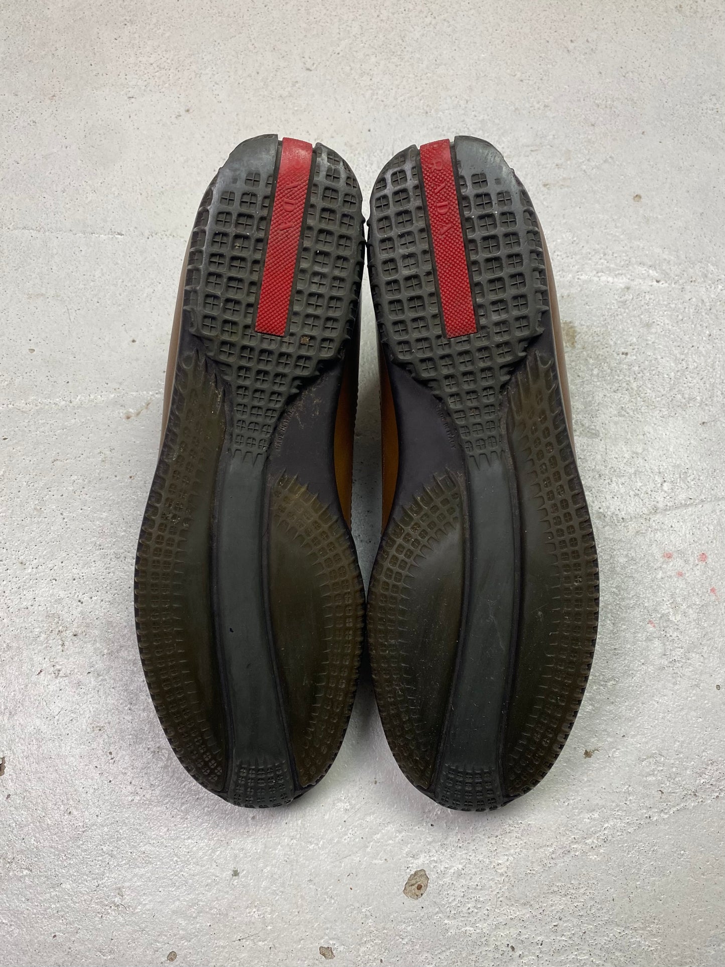 FW 00 Prada Sport Leather Trainers