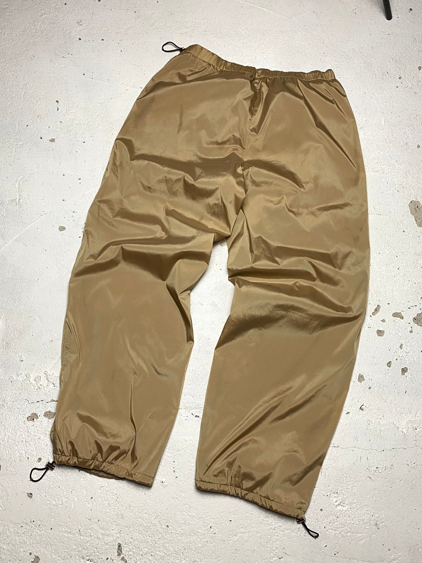 FW 00 Prada Sport Fleece Lined Parachute Pants