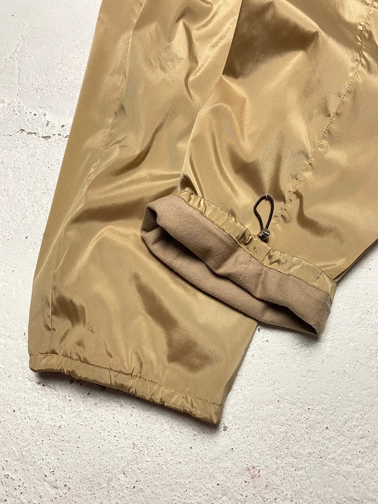 FW 00 Prada Sport Fleece Lined Parachute Pants