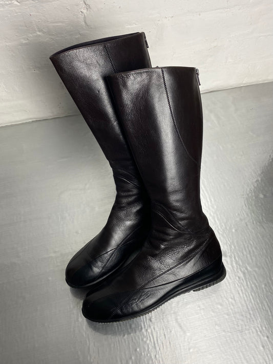 FW 00 Prada Sport Leather Boots