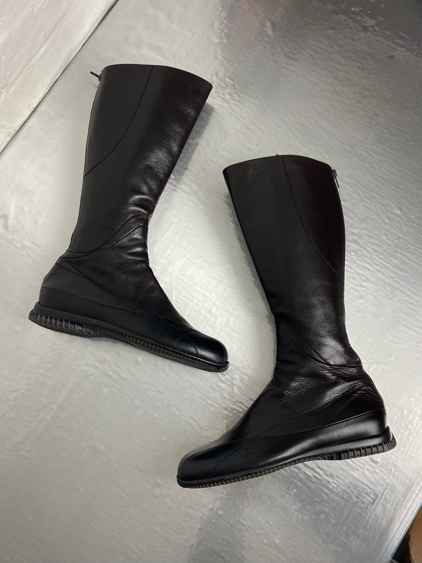 FW 00 Prada Sport Leather Boots