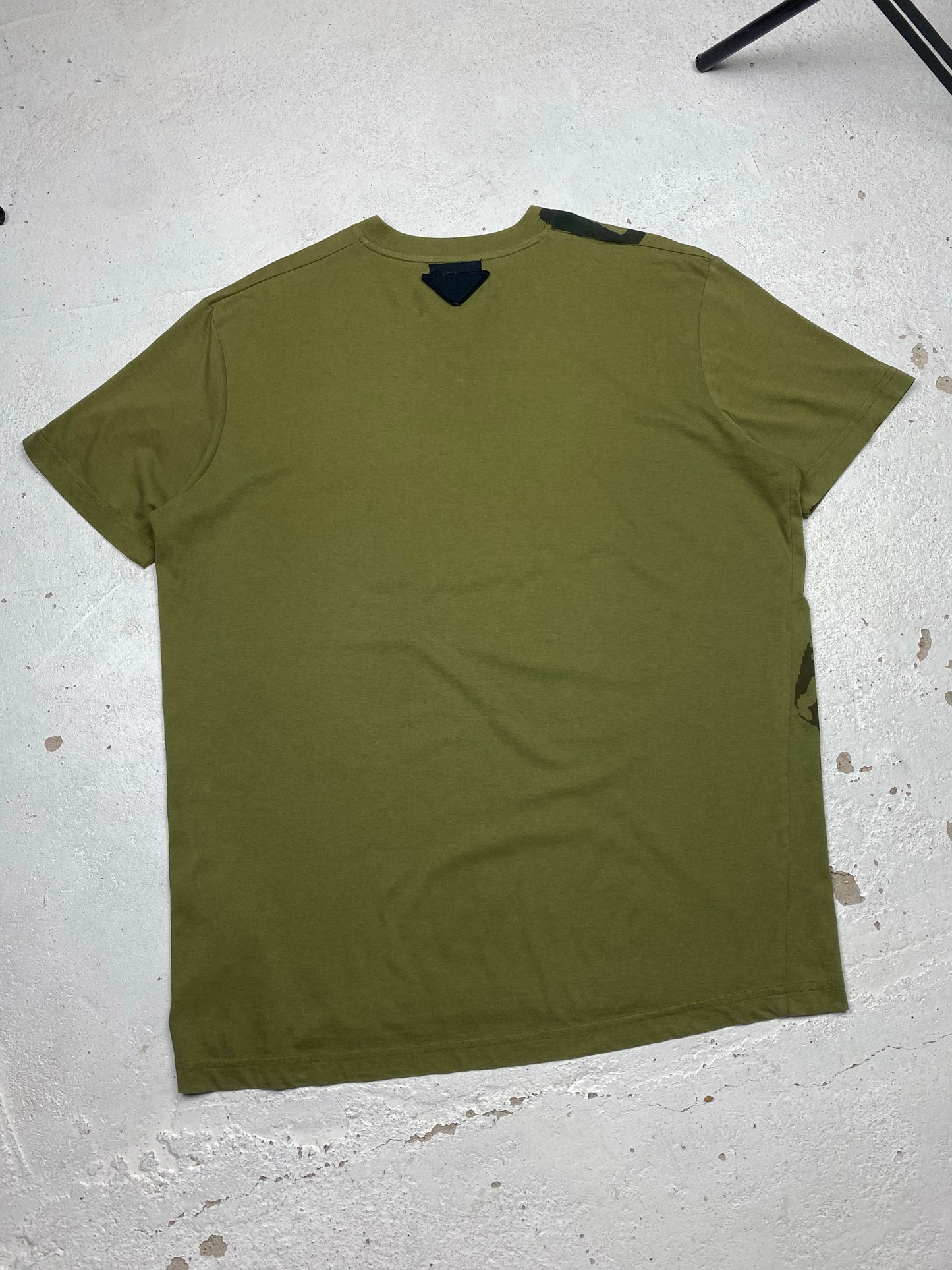 2006 Prada Coat Of Arms V-Neck Tshirt