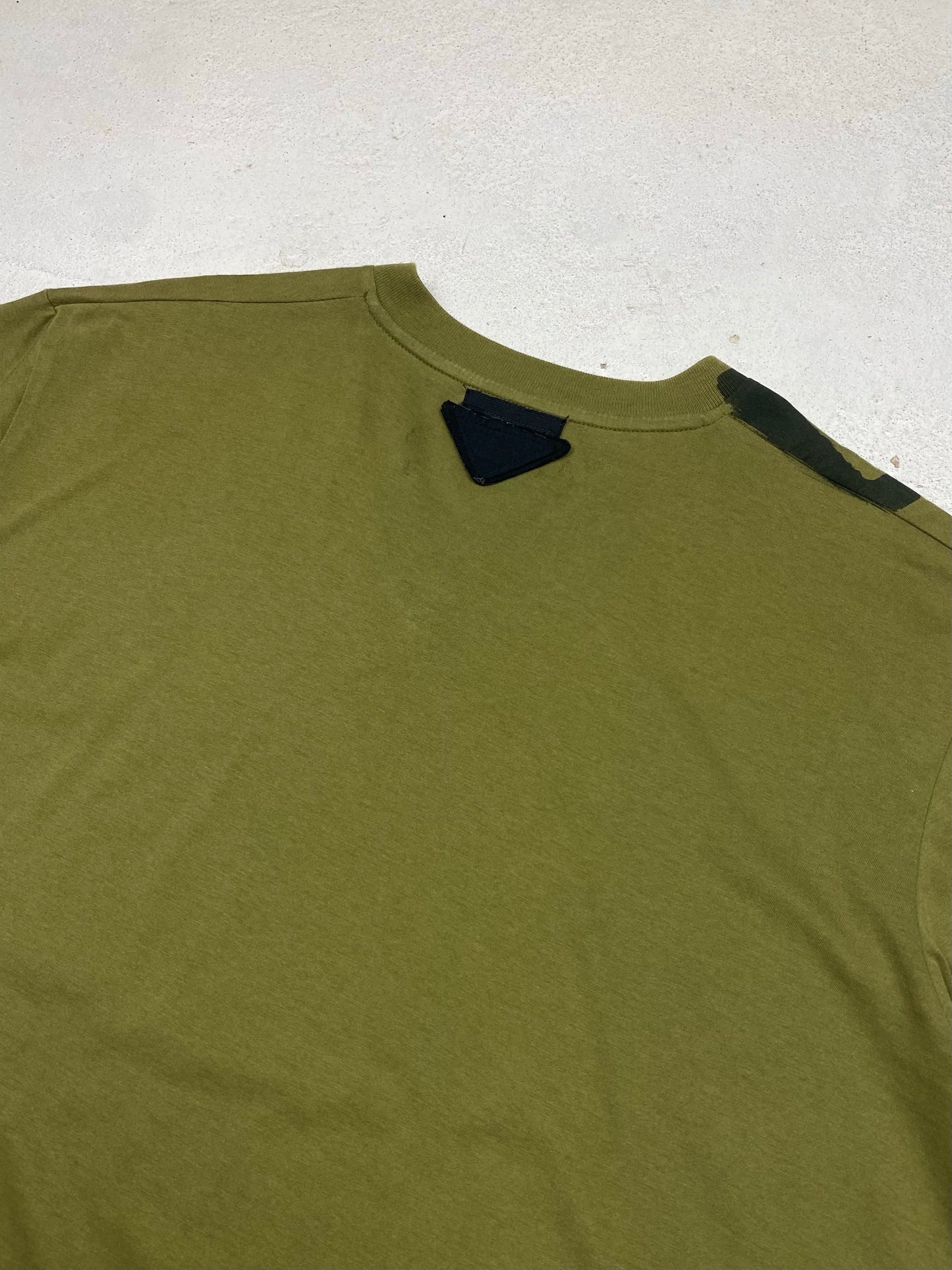 2006 Prada Coat Of Arms V-Neck Tshirt