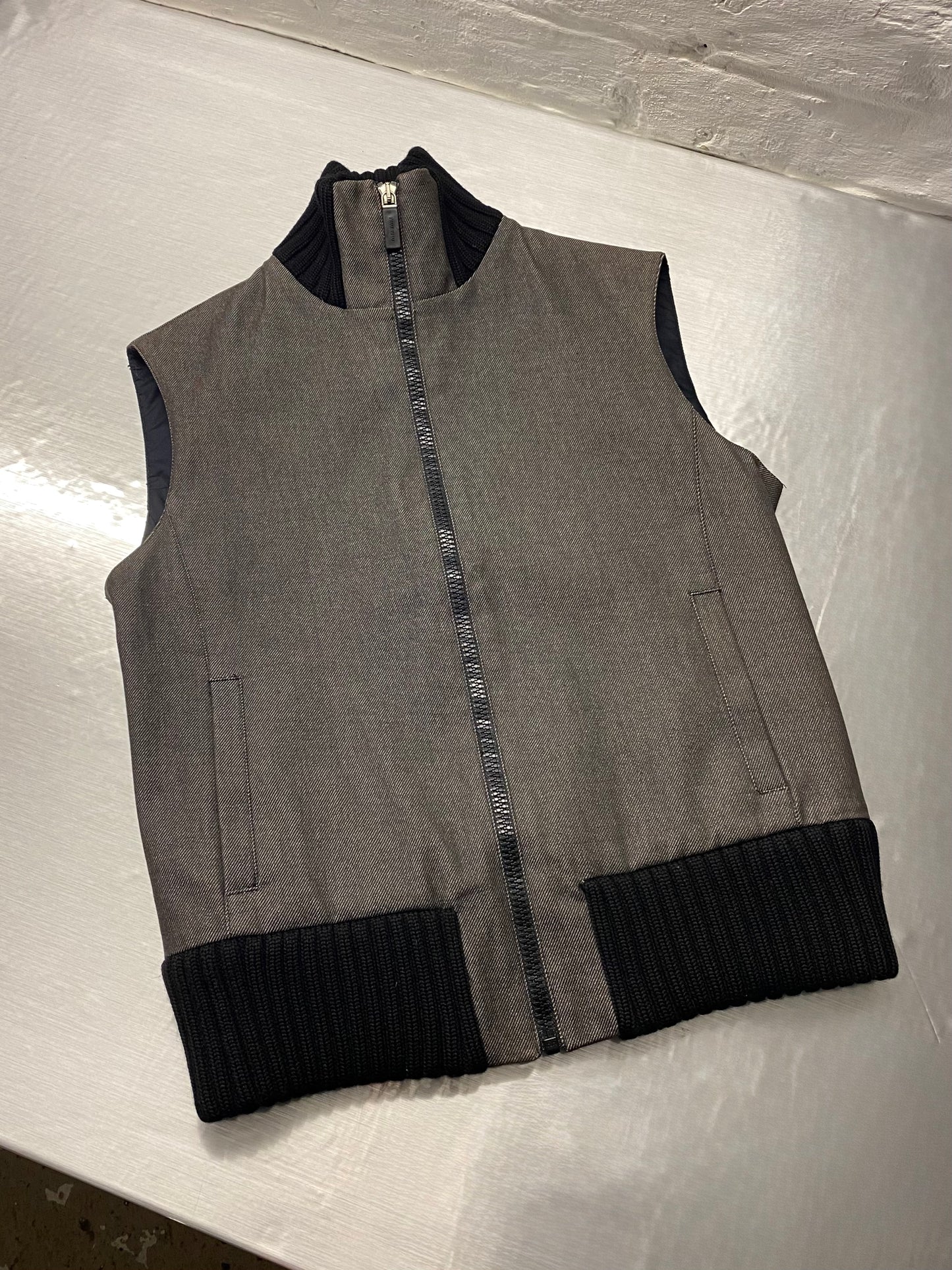 FW 99 Miu Miu Wool Ribbed Gilet
