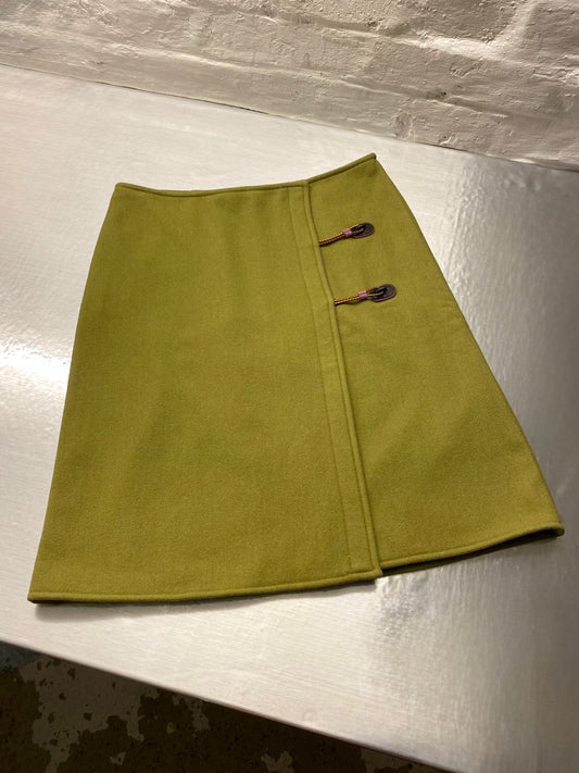 FW 99 Miu Miu Wool Loop Skirt