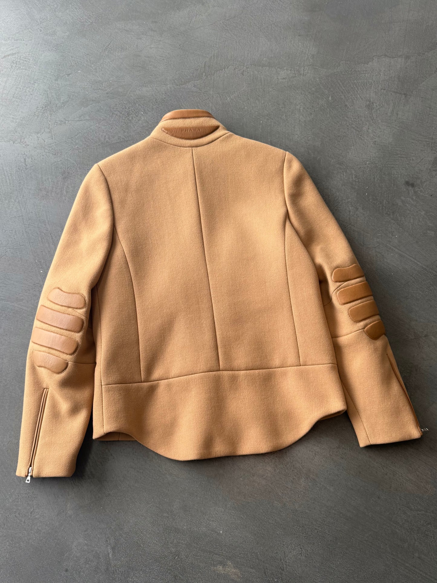 FW 99 Prada Wool & Leather Jacket