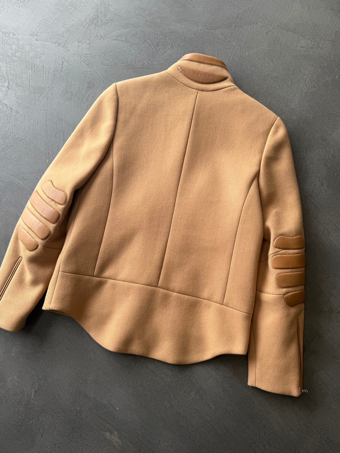 FW 99 Prada Wool & Leather Jacket