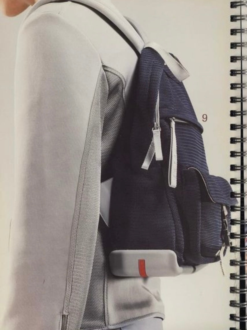 SS 00 Prada Sport Mesh Shoulder Bag