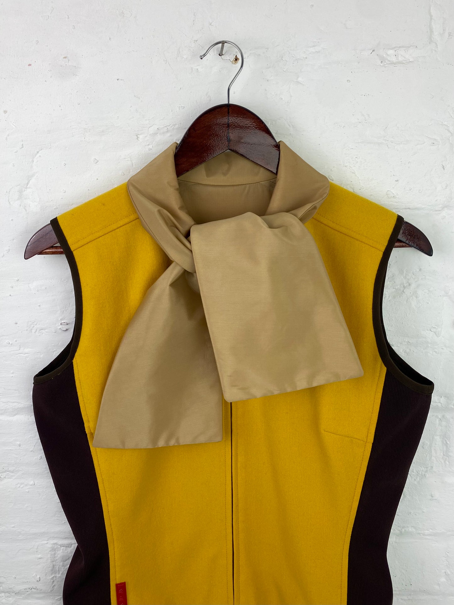 FW 00 Prada Sport Reversible Wool & Nylon Vest