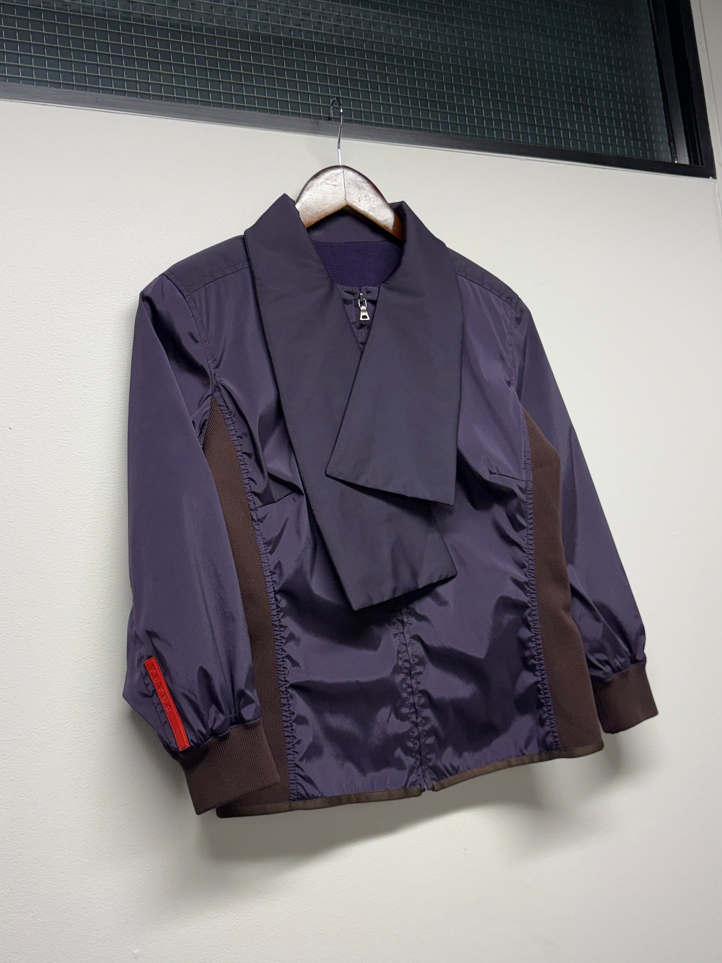 FW 00 Prada Sport Reversible Nylon & Fleece Jacket