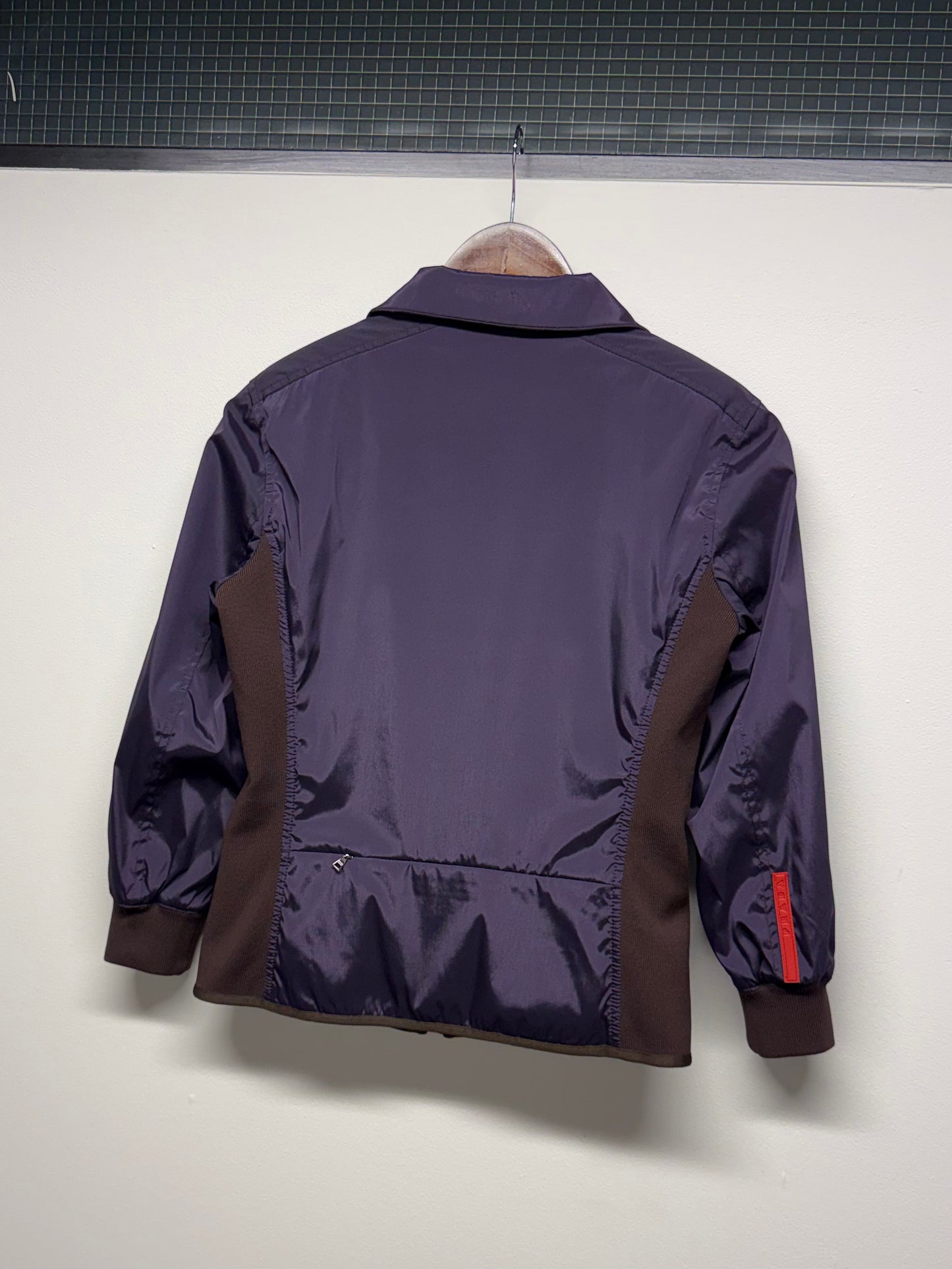 FW 00 Prada Sport Reversible Nylon & Fleece Jacket
