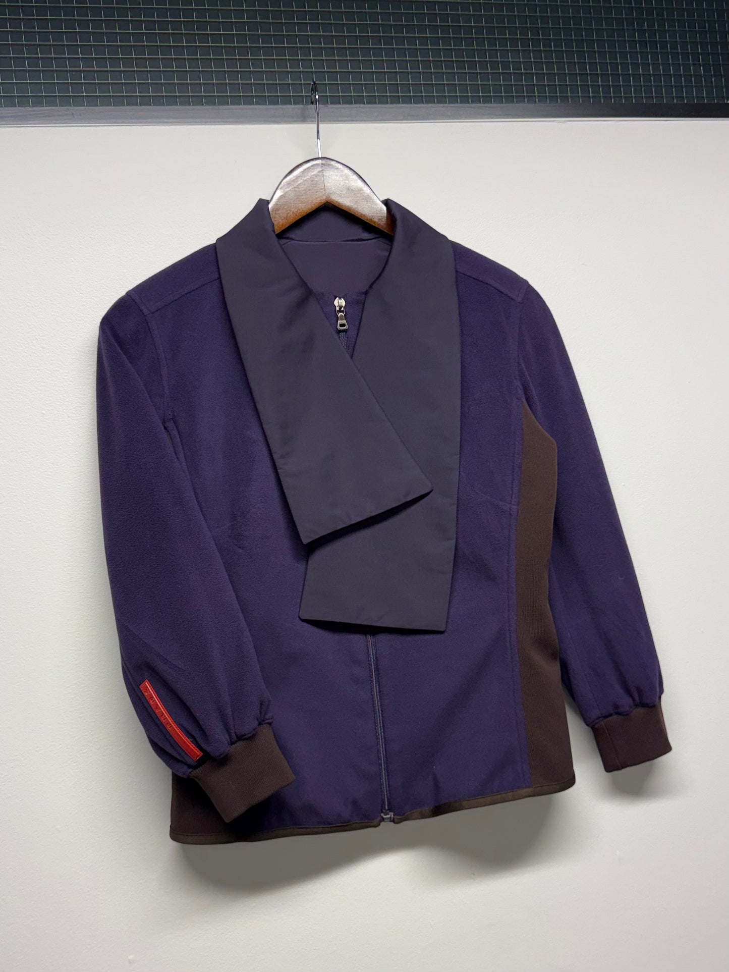 FW 00 Prada Sport Reversible Nylon & Fleece Jacket