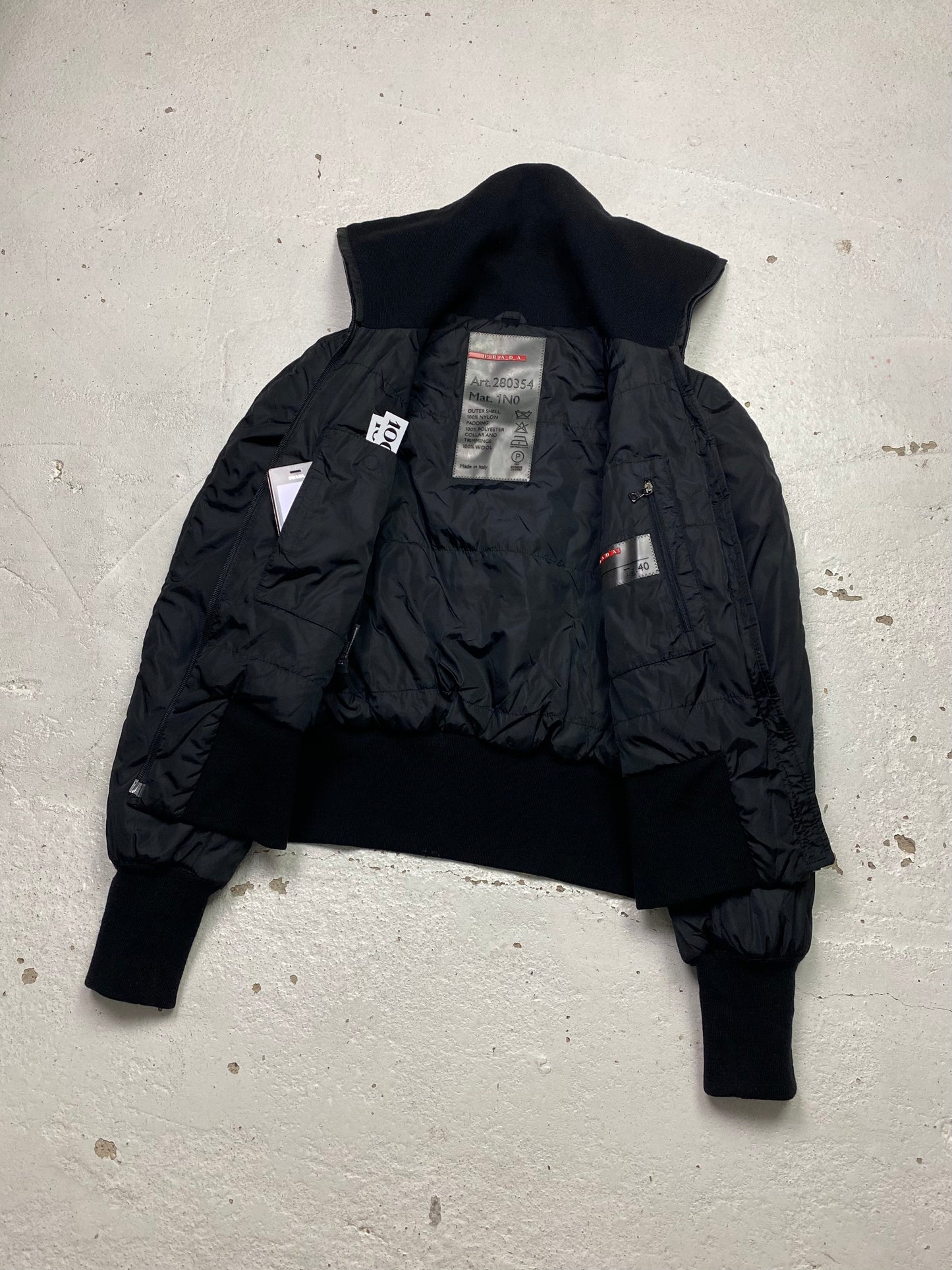 FW 00 Prada Sport Bomber jacket