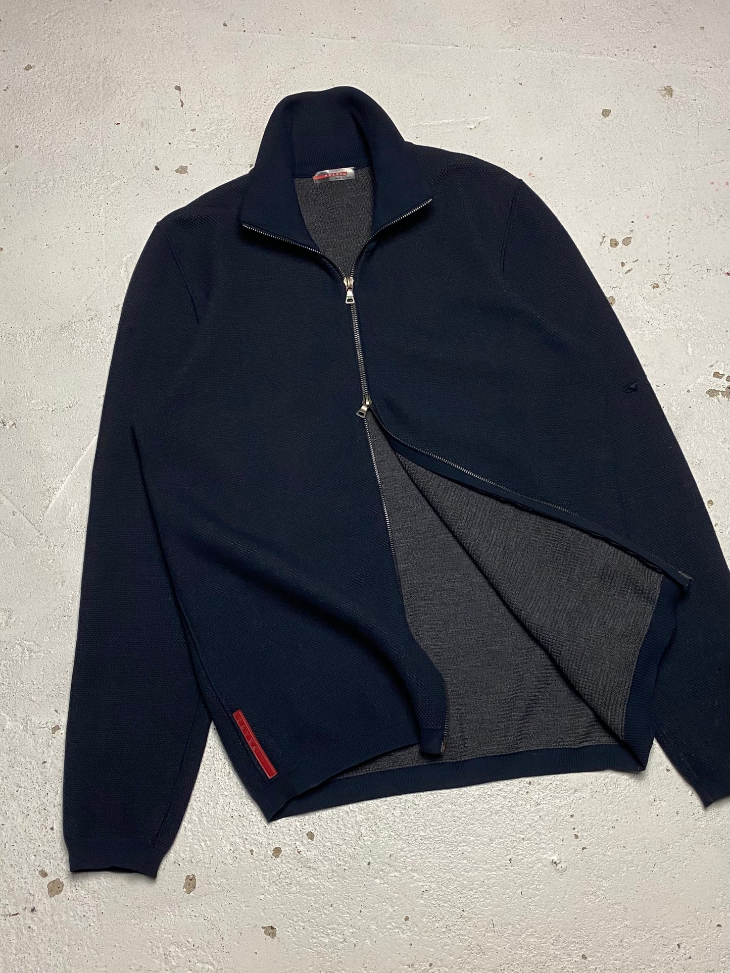 Prada Sport Full Zip Knit