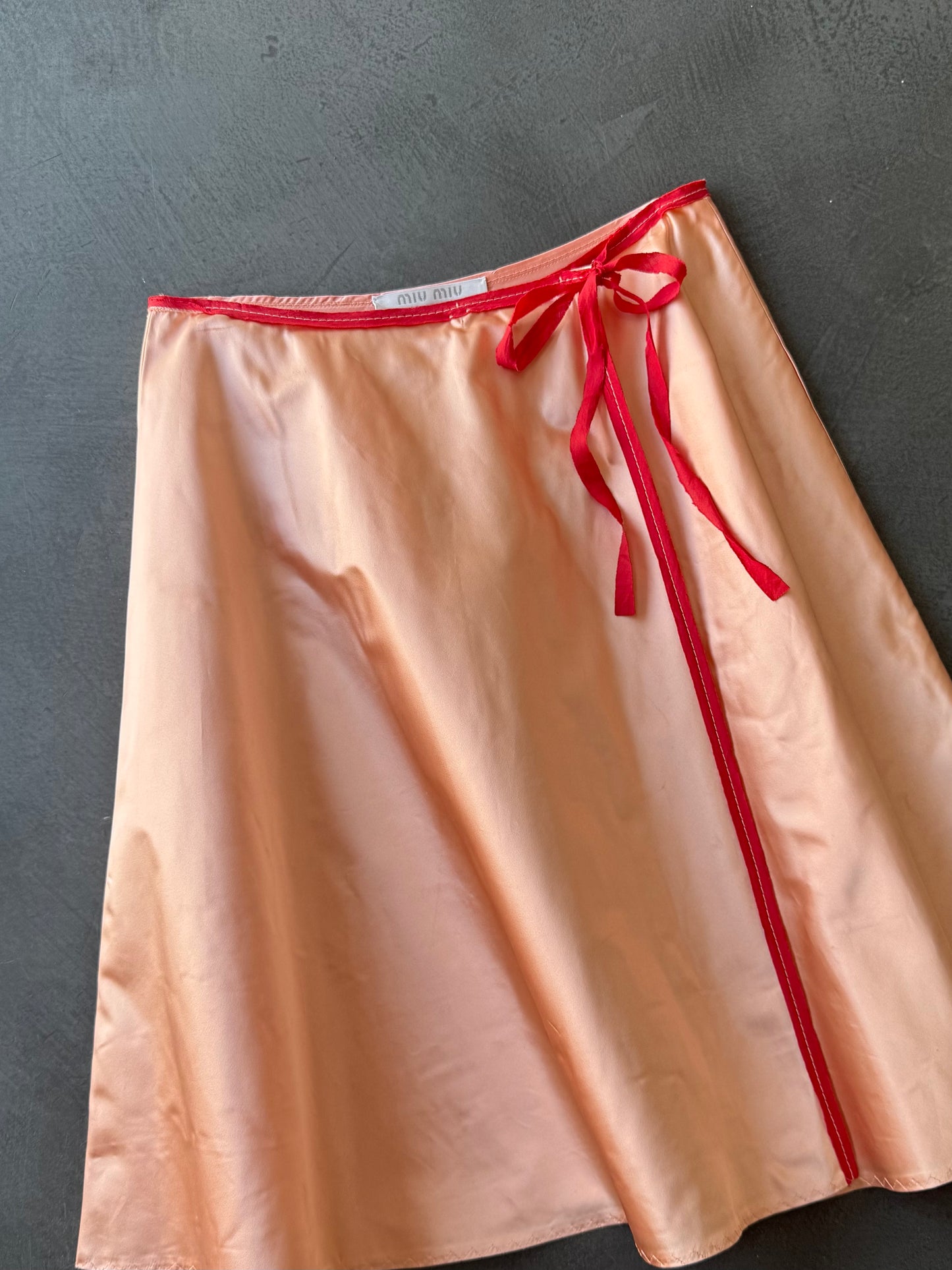 FW 00 Miu Miu Silk Wrap Skirt