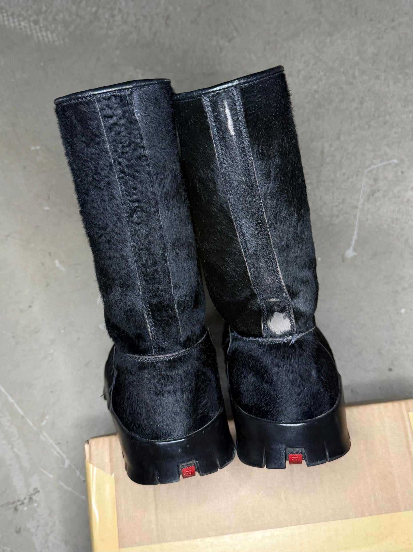 Prada Sport Pony Hair Boots