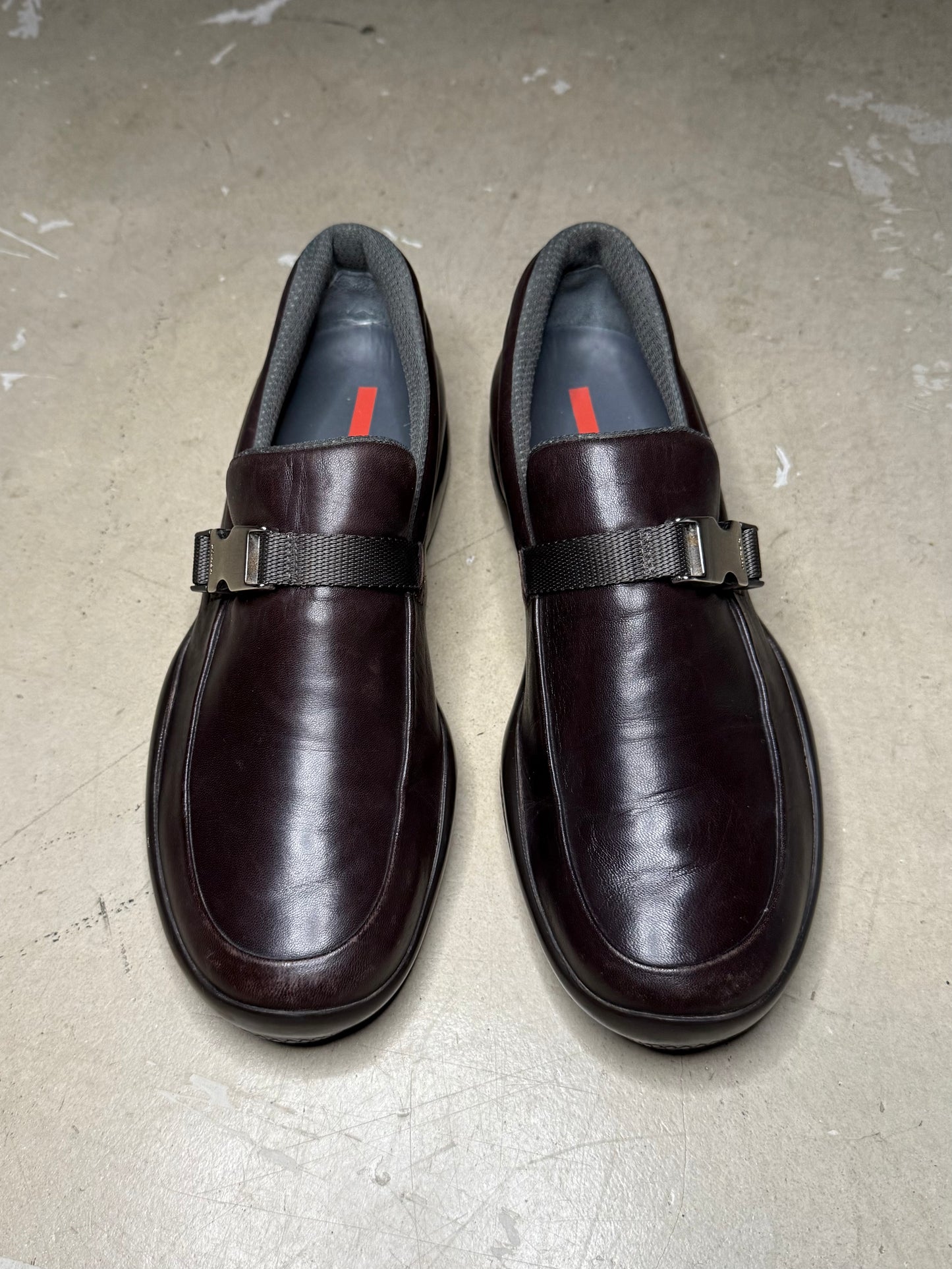 Prada Sport Leather Loafers