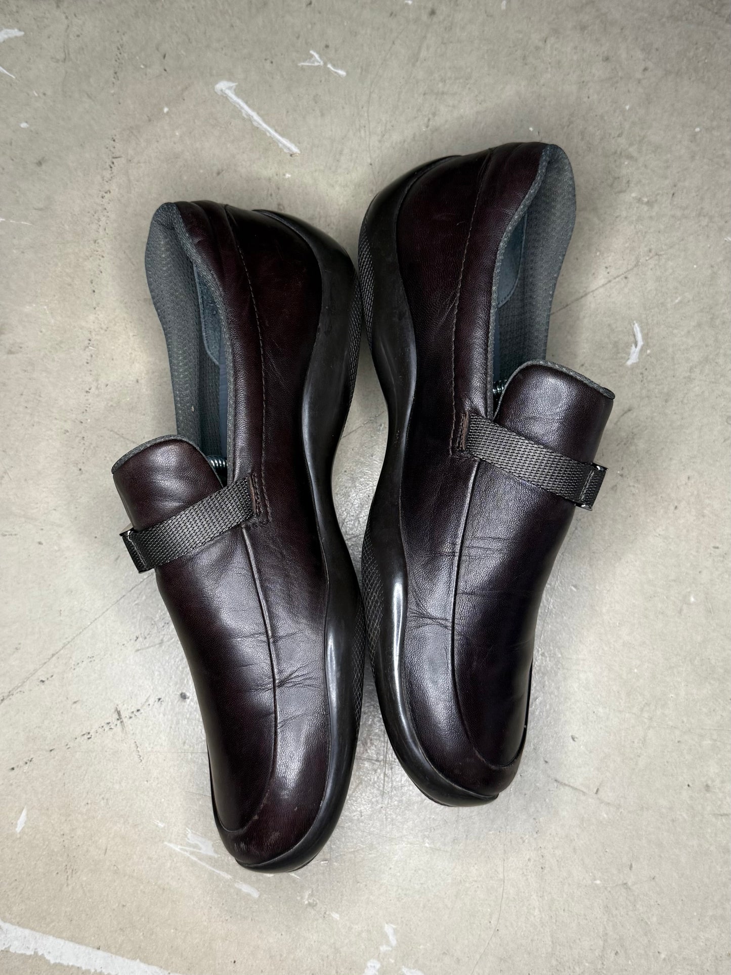 Prada Sport Leather Loafers