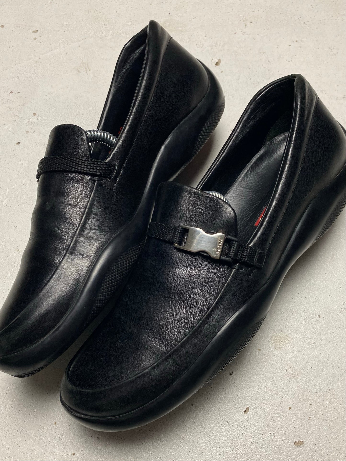 Prada Sport Leather Loafers
