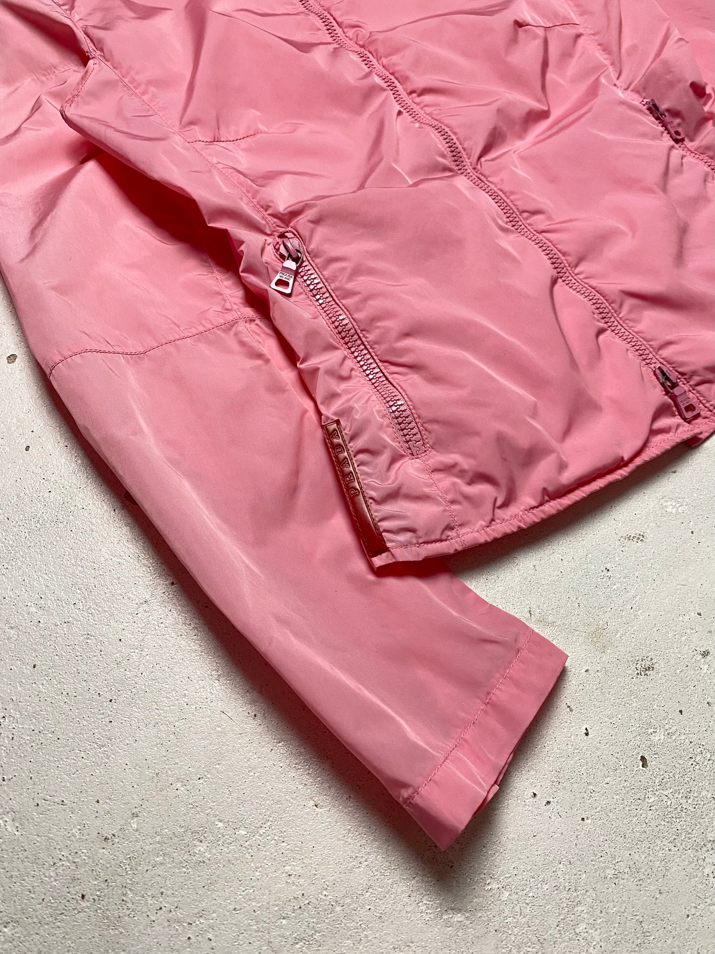 SS 00 Prada Sport Nylon Moto Jacket